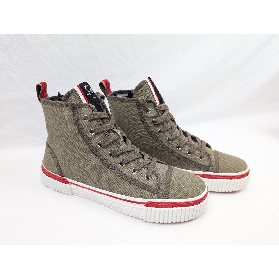 Christian Louboutin o1rshd1 Pedro Flat Shoe in Sierra Size US 11.5 / EU 44-45 - 1 Thumbnail