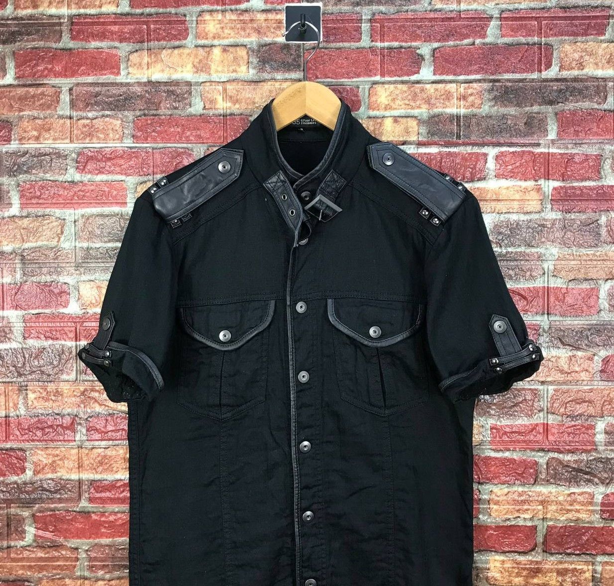 5351 POUR LES HOMMES 5351 Pour Les Hommes Pilot Bondage LGB Shirt Leather Trim Size US M / EU 48-50 / 2 - 7 Thumbnail