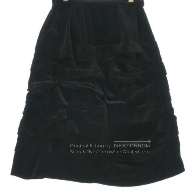 Comme des Garcons Comme Des Garcons size S Velvet pleated tutu skirt Size 23" - 4 Thumbnail