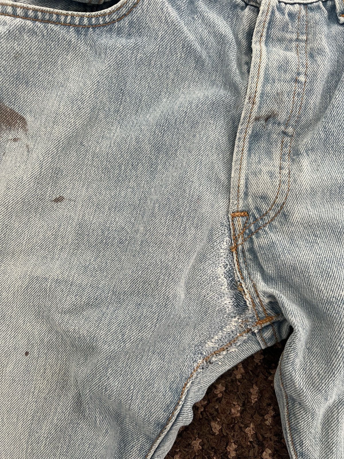 Levi's Levi’s Repaired 501 W32 L29 Size US 32 / EU 48 - 3 Thumbnail