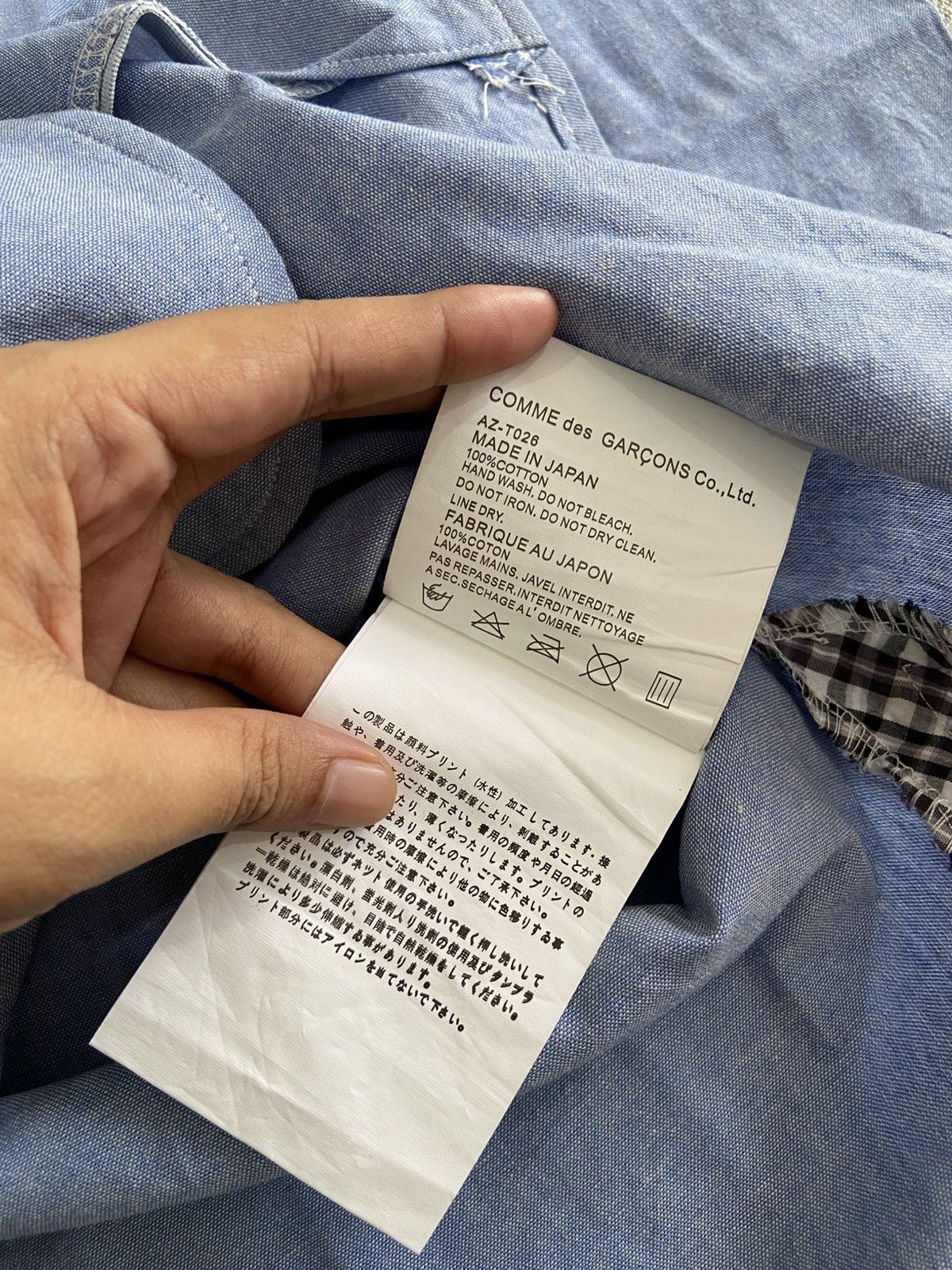 Junya Watanabe Junya watanabe checkered panel button up shirt Size US XL / EU 56 / 4 - 6 Thumbnail