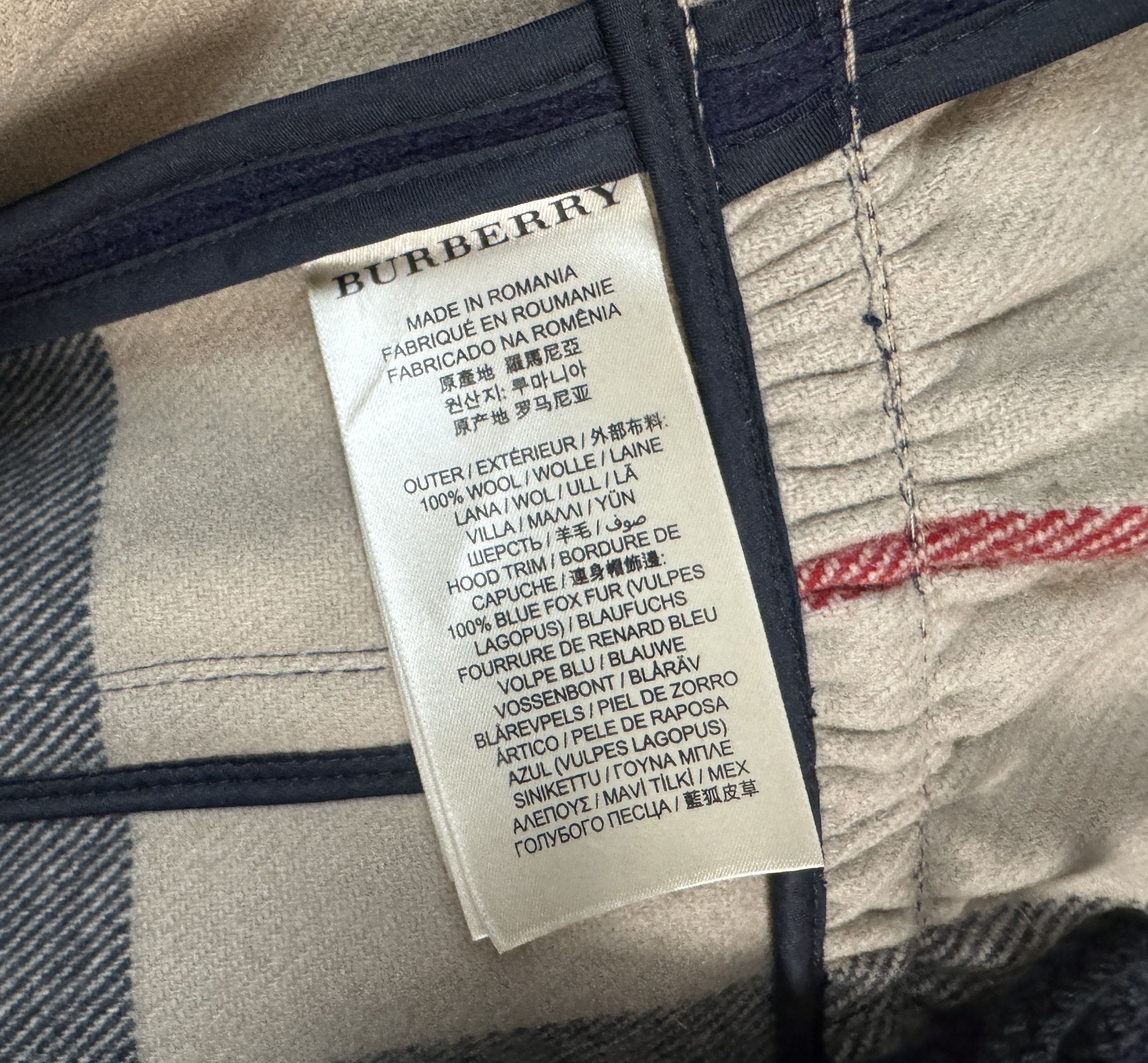 Burberry Burberry Brit Nova Check Duffle Coat Jacket Wool US 2 UK 4 Size XS / US 0-2 / IT 36-38 - 11 Thumbnail