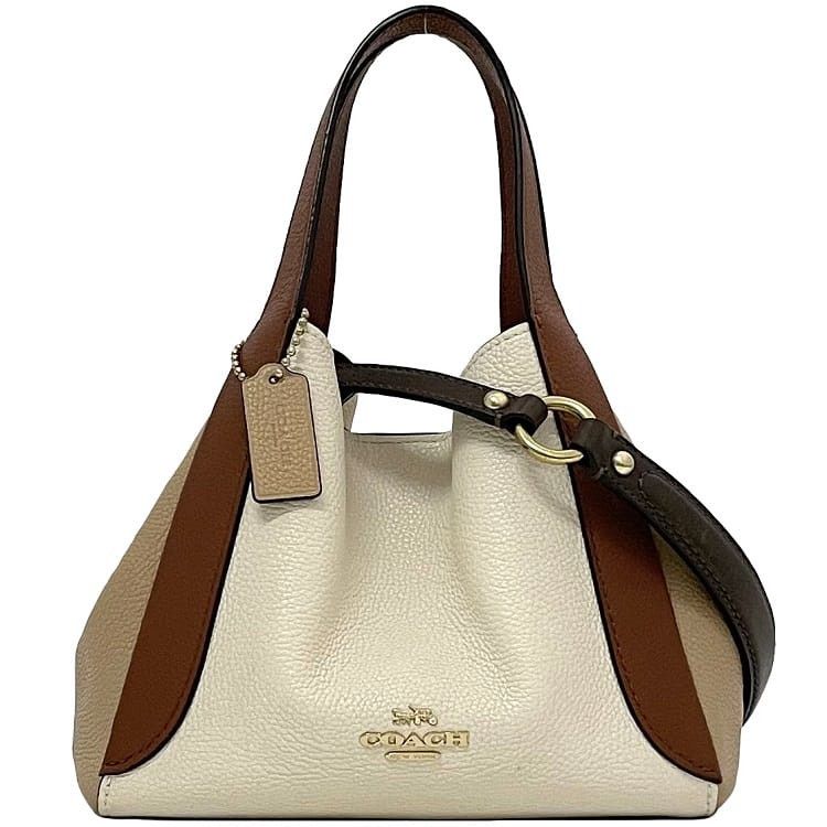 Coach COACH Shoulder Bag Neutrals Leather Size ONE SIZE - 1 Thumbnail
