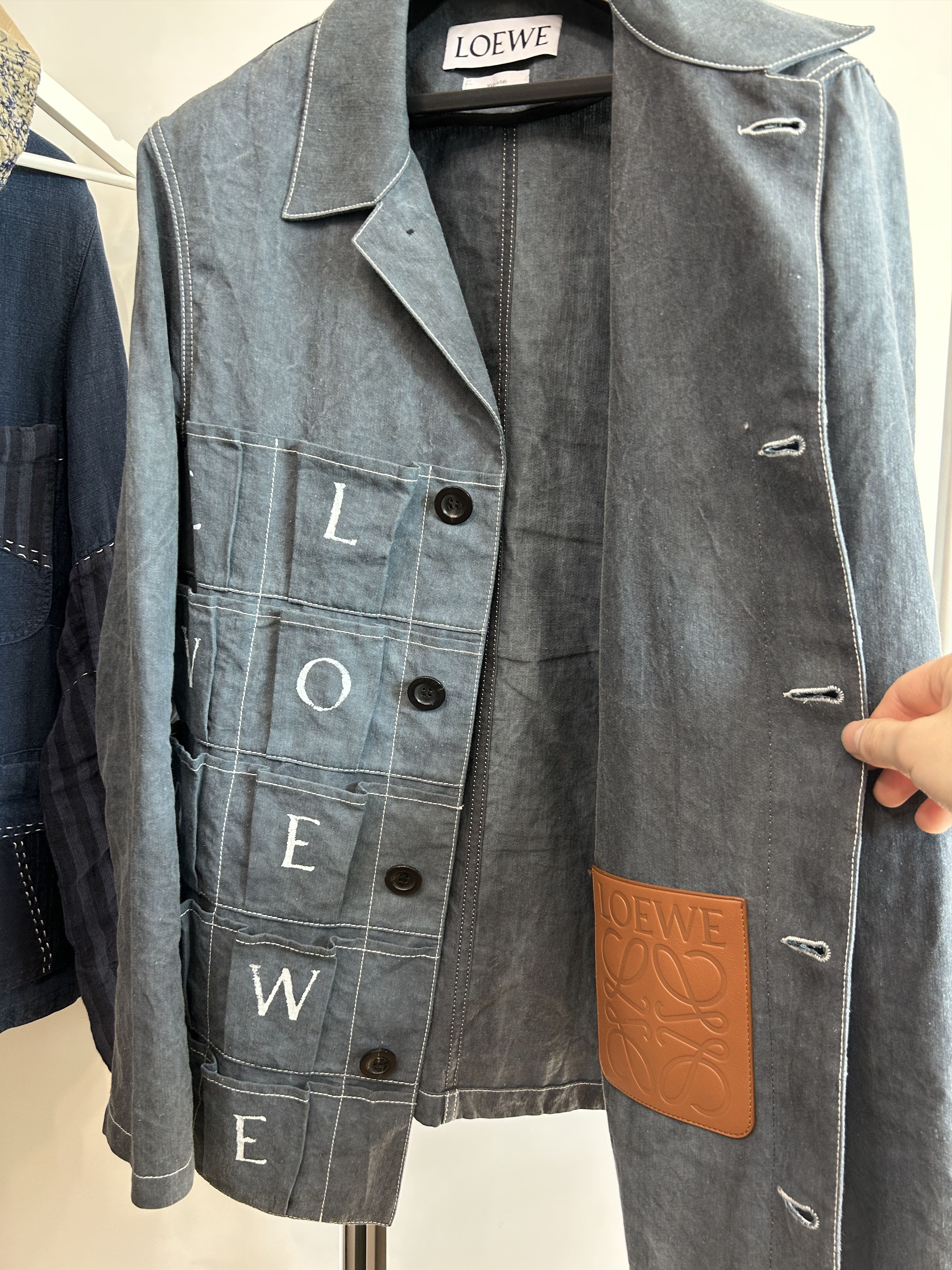 Loewe LOEWE Garment-Dyed Multi-Pocket Jacket Size US M / EU 48-50 / 2 - 6 Thumbnail