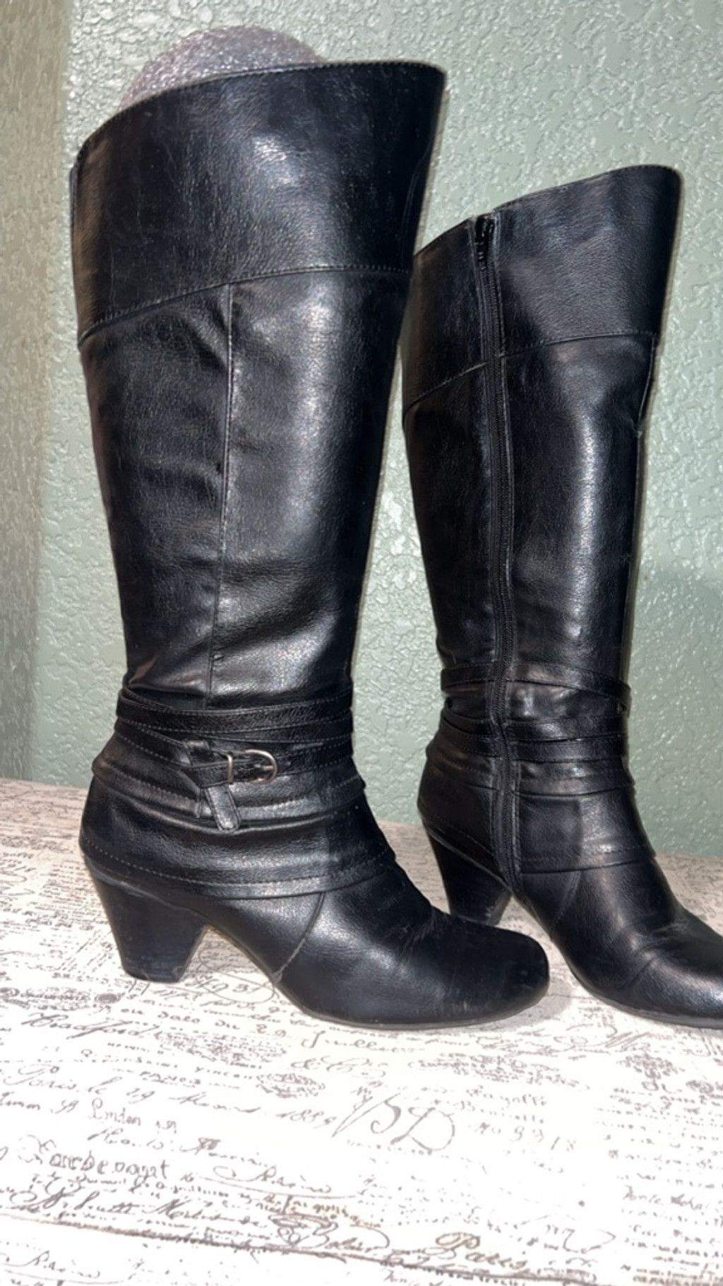 Other Women's BareTraps Black Heeled Boots Size 7 Size US 7 / IT 37 - 3 Thumbnail