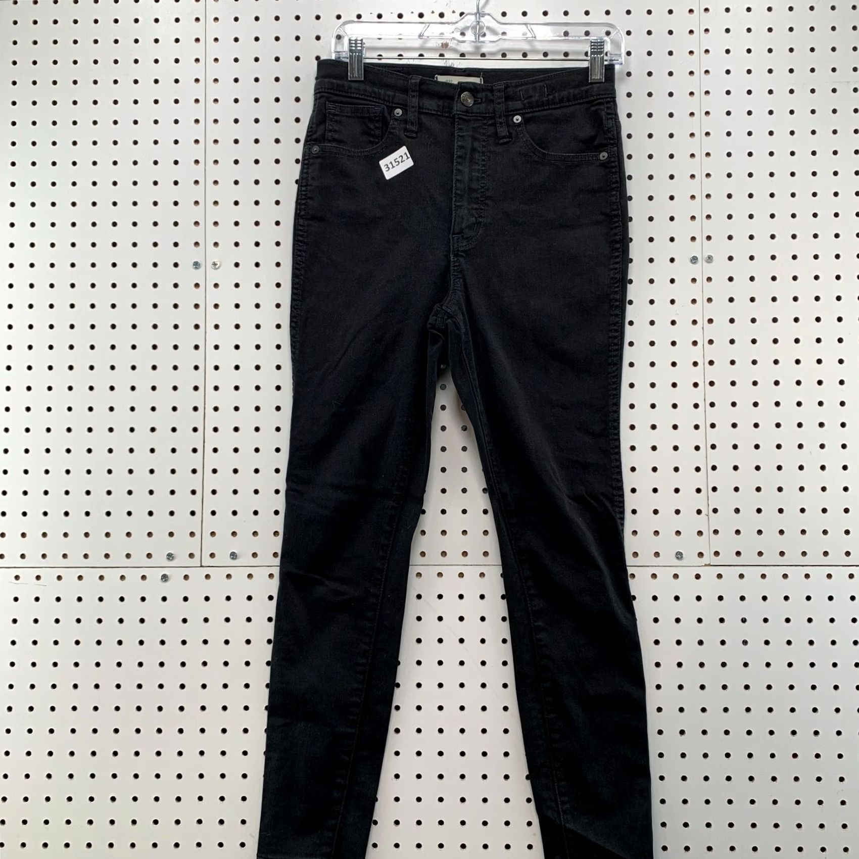 Madewell Madewell Black Skinny Denim Jeans Womens Size 28x26.5 10” High Rise Size 28" / US 6 / IT 42 - 6 Thumbnail