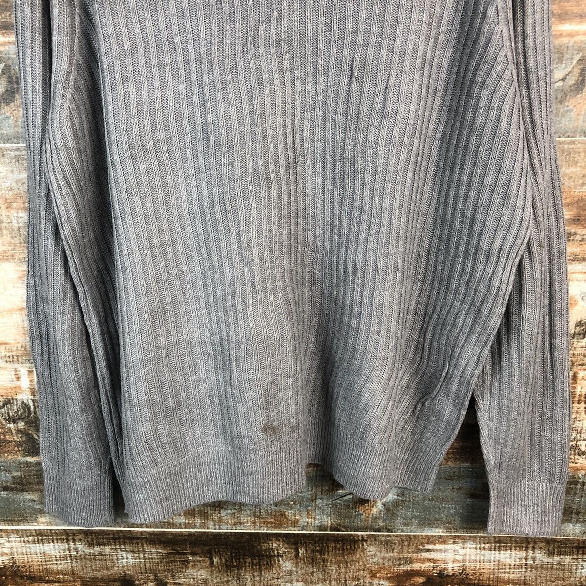 Homespun Knitwear × Japanese Brand Freude Grey Knitwear #A1792 Size US L / EU 52-54 / 3 - 6 Thumbnail