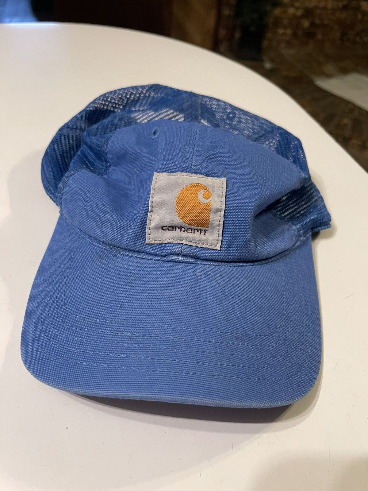 Carhartt Carhartt Blue Mesh Trucker Hat Snapback Adjustable Cap Size ONE SIZE - 3 Thumbnail