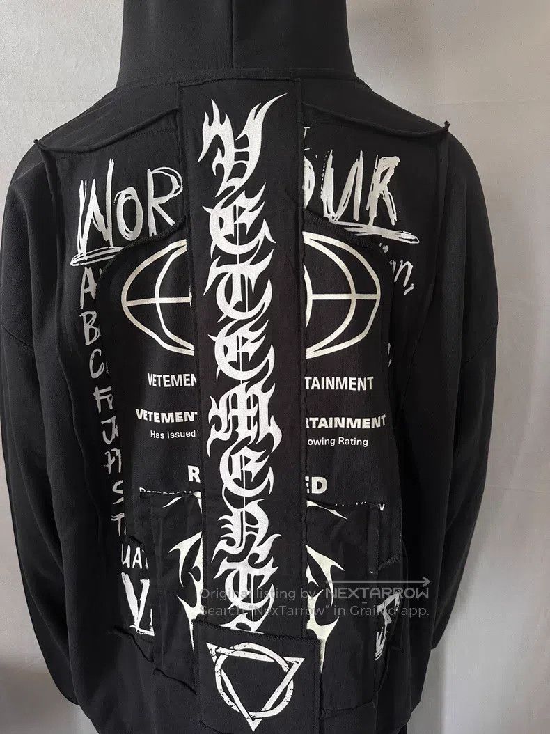Vetements Vetements Patchwork Hoodie Size US S / EU 44-46 / 1 - 4 Thumbnail