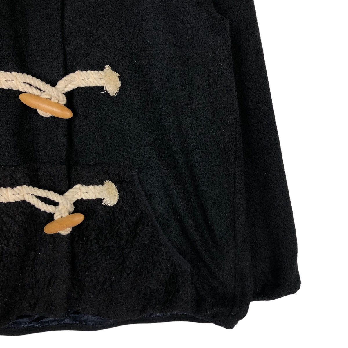 Issey Miyake 🔥Wool Biker Jacket Wood Button Mercibeaucoup Jevous Enprie Size US M / EU 48-50 / 2 - 4 Thumbnail
