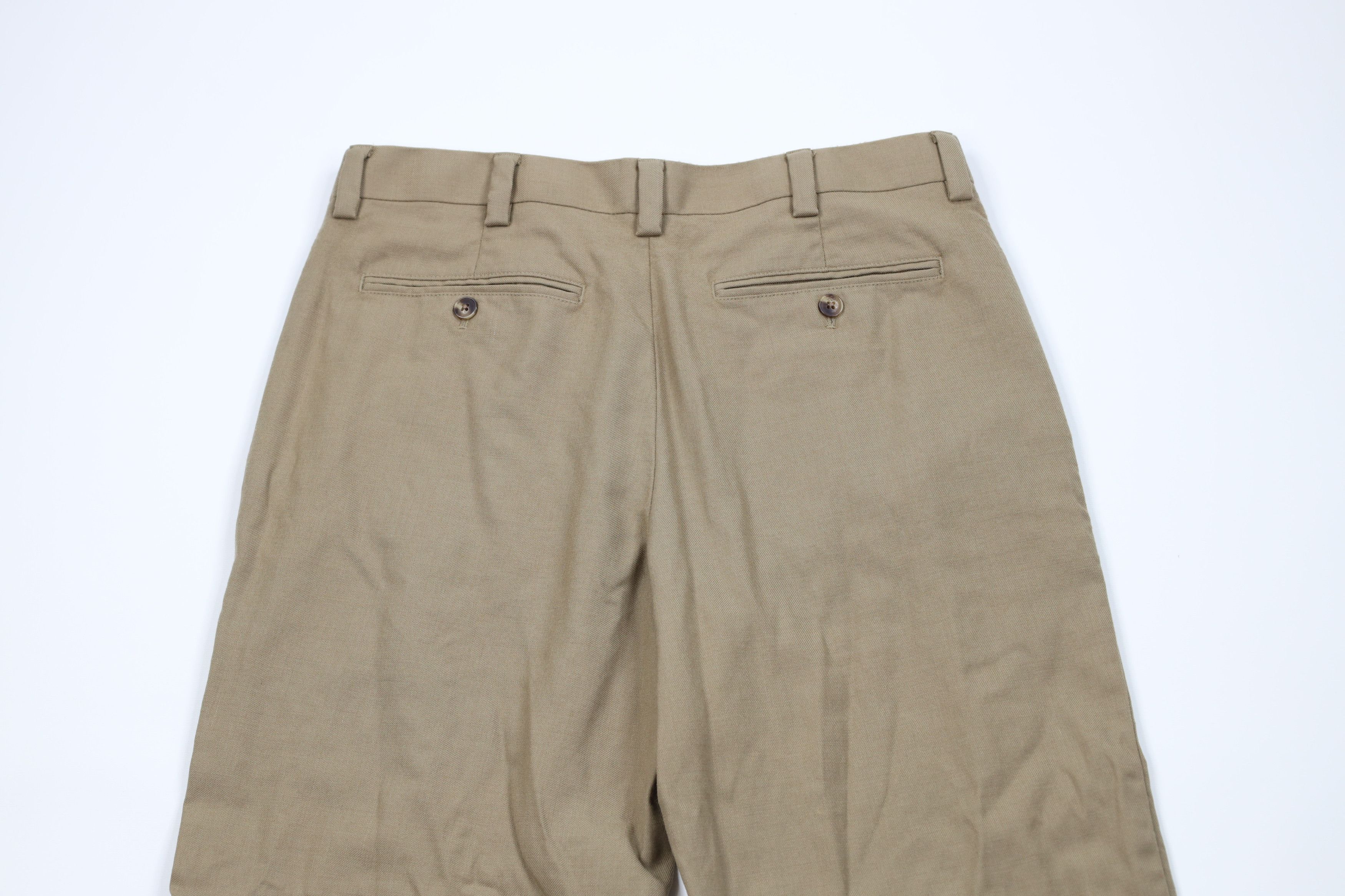 L.L. Bean Vintage LL Bean Wide Leg Chino Pants Trousers Beige Brown Size US 32 / EU 48 - 10 Thumbnail
