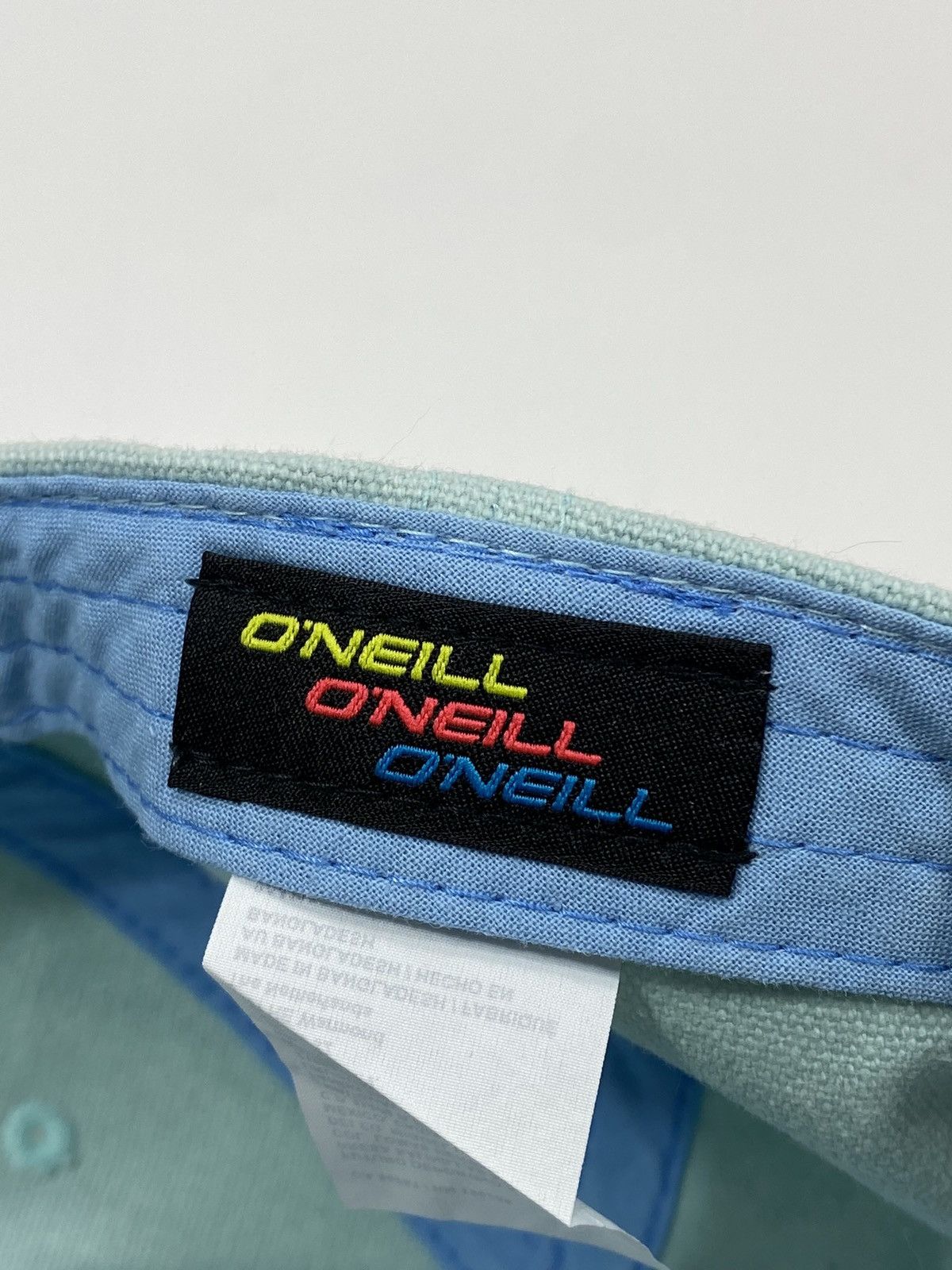 O'Neill Oneill Y2K Style Baby Blue Surf Heart Cotton Hat Cap Size ONE SIZE - 10 Thumbnail