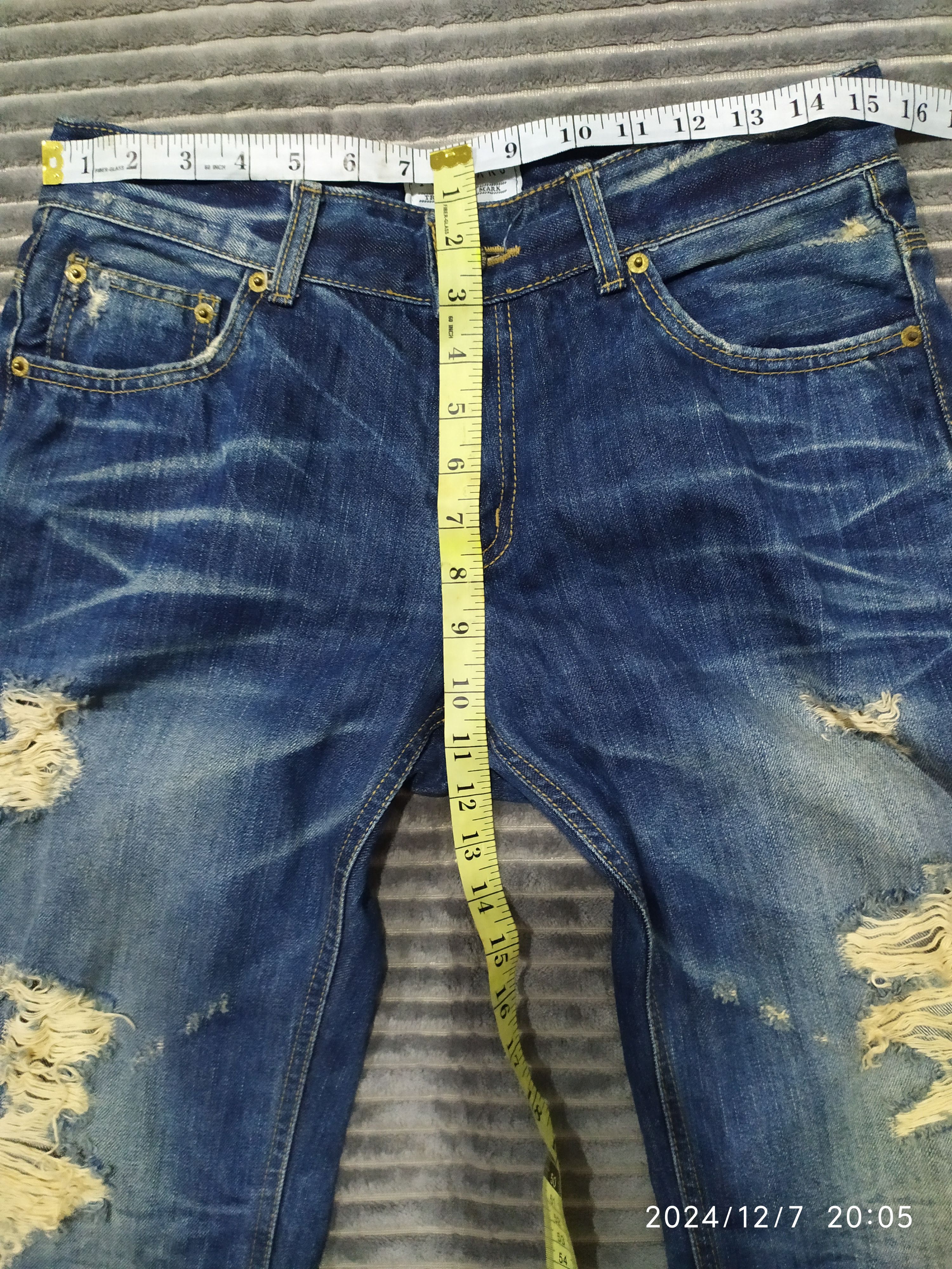 Japanese Brand × Vintage JAPANESE BRAND ICHIMARU DISTRESSED JEANS Size US 29 - 14 Thumbnail