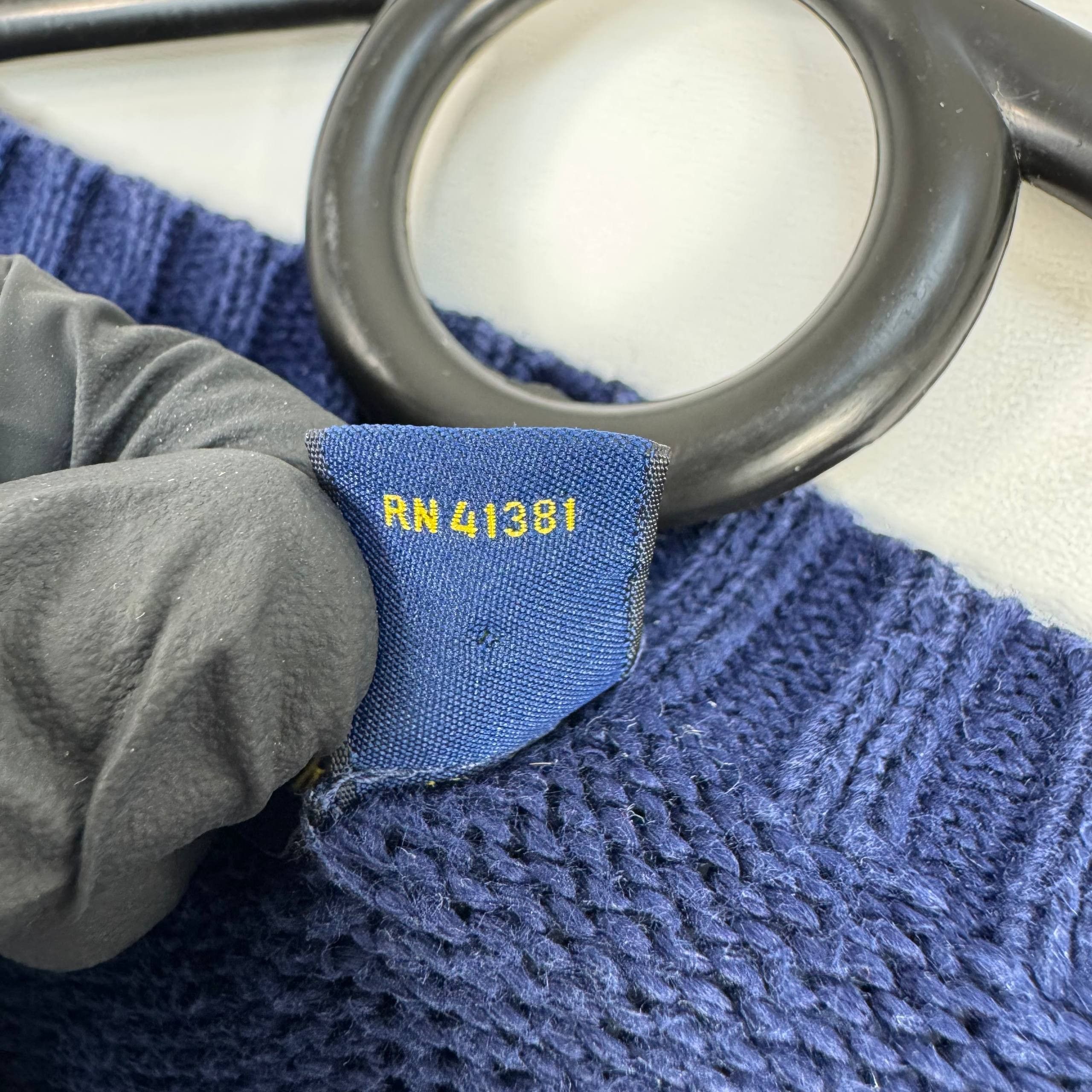 Polo Ralph Lauren Polo Ralph Lauren Crew Neck Knit Jumper Navy Mens Size L Size US L / EU 52-54 / 3 - 4 Thumbnail