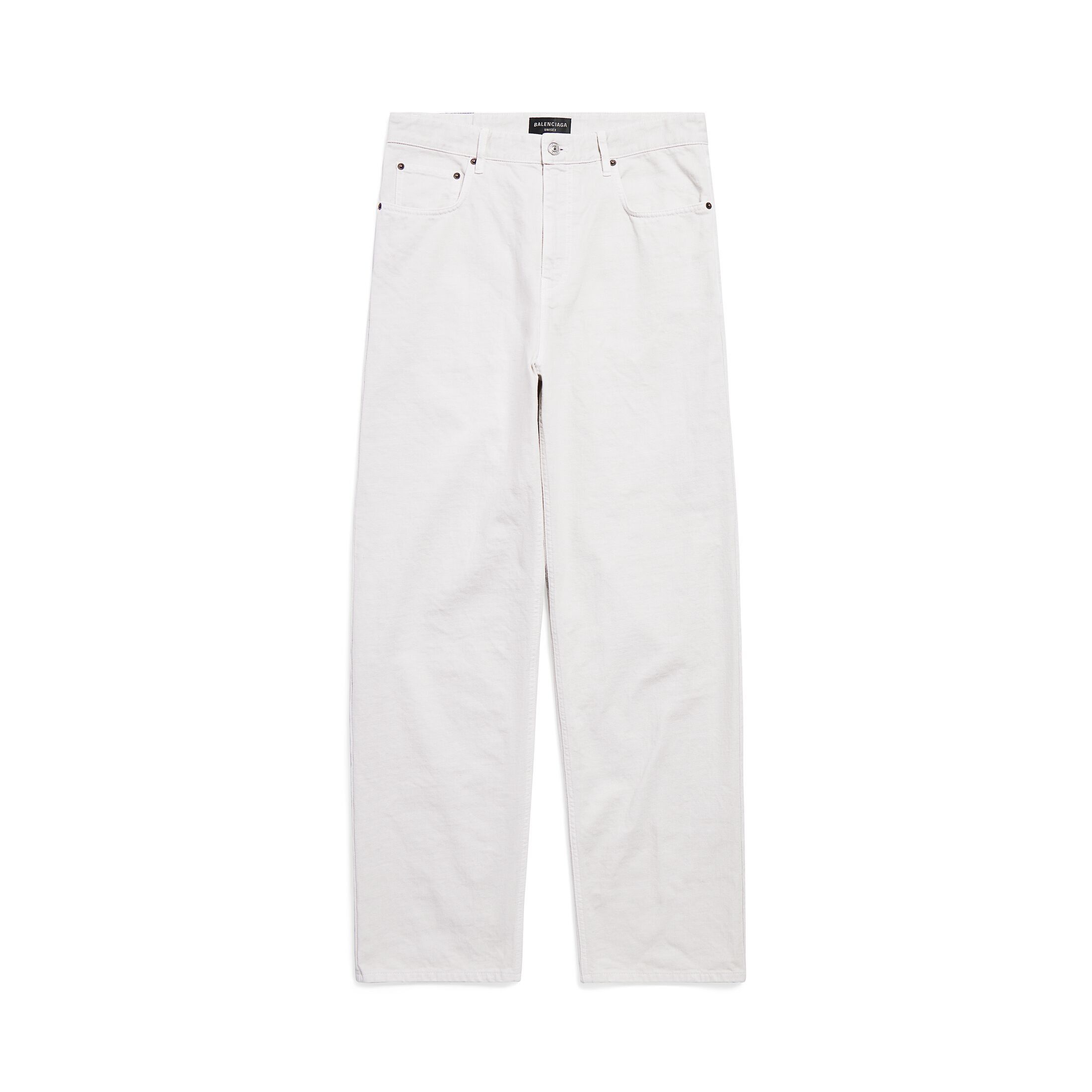 image of Balenciaga Jeans Pants Cargo Workwear 736540Tnw039020 in White, Men's