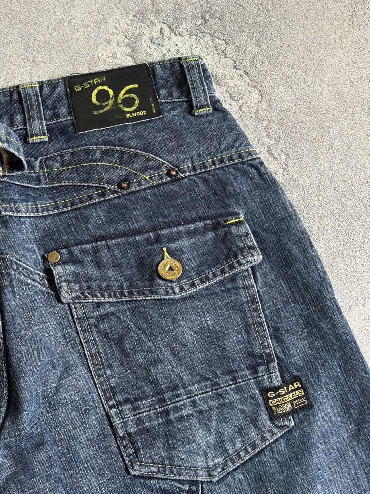 G-Star G star raw 34 cargo denim baggy pants jeans trousers y2k 90s Size US 34 / EU 50 - 4 Thumbnail