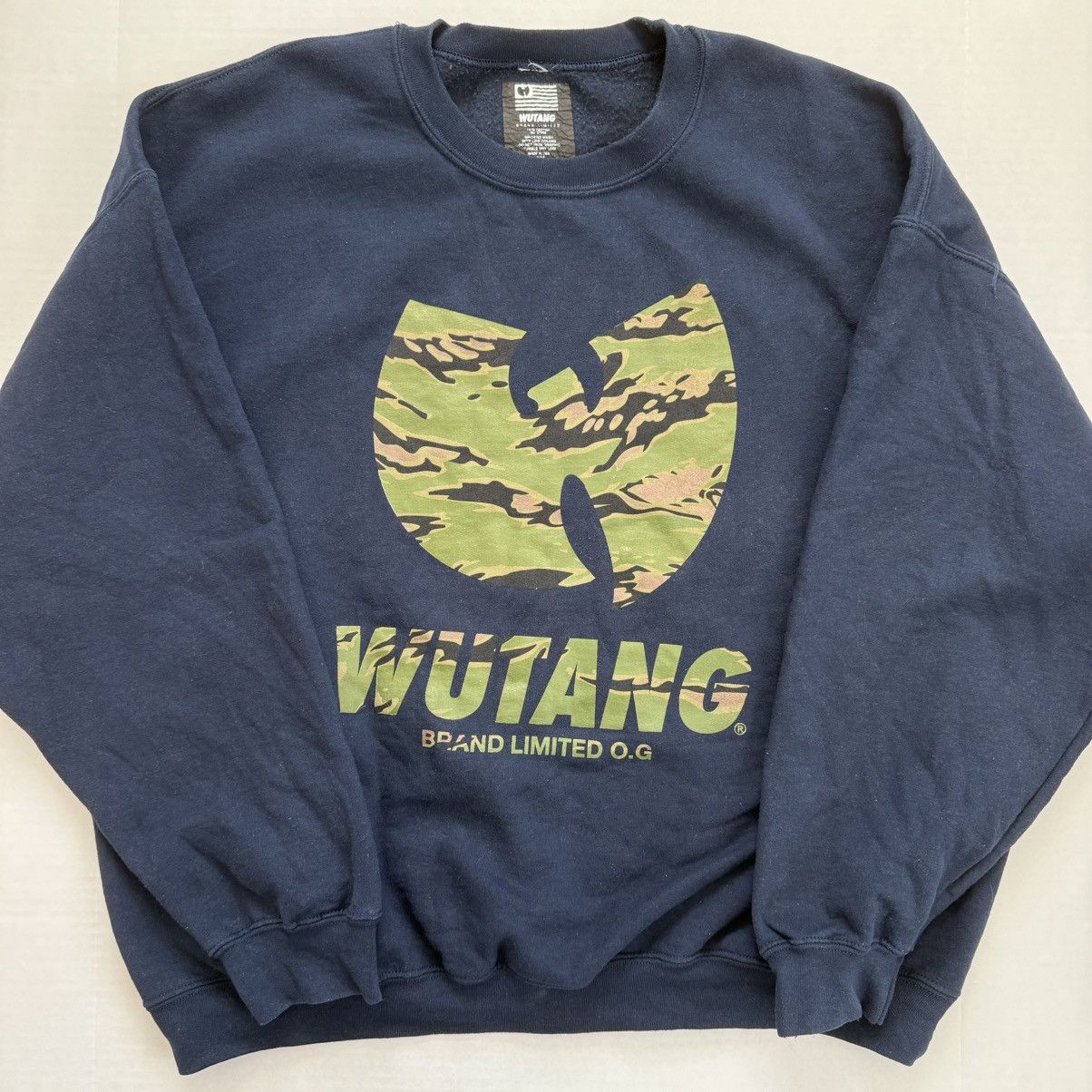 Wu-Tang Clan 🔴Wu-Tang Sweater Size XL Camouflage WuTang Crewneck Killarmy Size US XXL / EU 58 / 5 - 8 Thumbnail