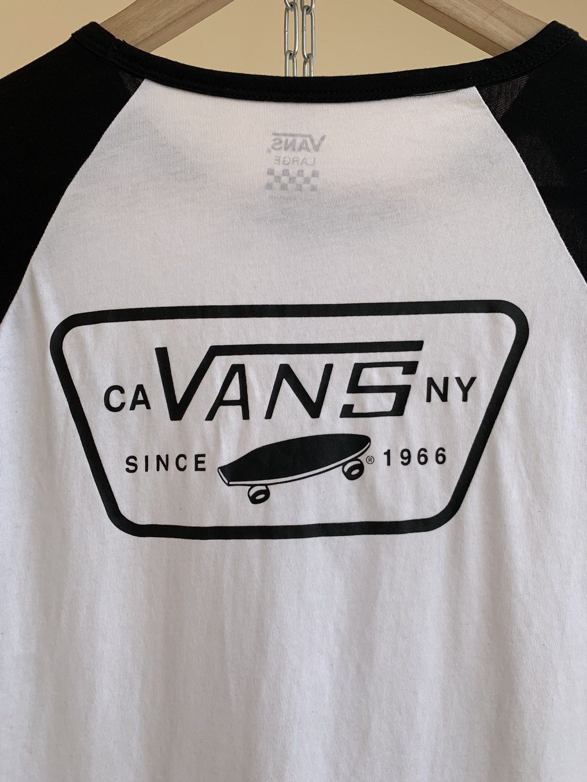 Vans Vans Full Patch Backprint Logo Long Sleeve Raglan T-Shirt Size L / US 10 / IT 46 - 7 Thumbnail