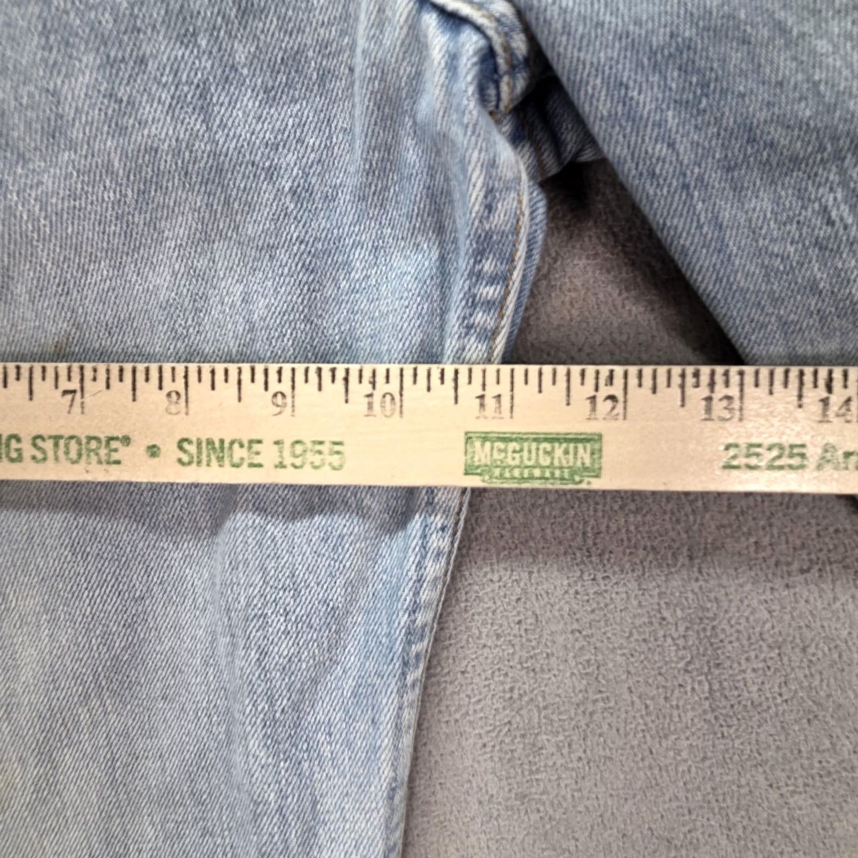 Levi's VTG Levi's 501 Jeans Mens Light Blue Straight Button Fly 30x29 Denim United States 501 Fits 30 Mens жил Size US 30 / EU 46 - 6 Thumbnail