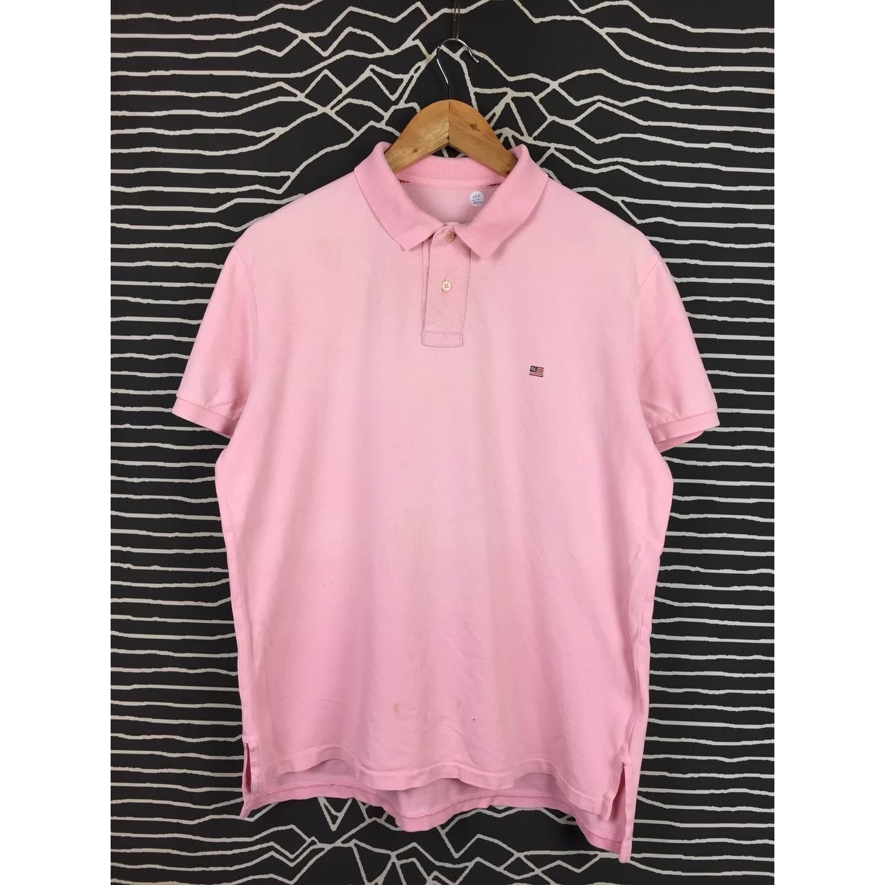 Ralph Lauren × Vintage Vtg Ralph Lauren Flag Logo Heritage Polo Tee Size US L / EU 52-54 / 3 - 1 Thumbnail