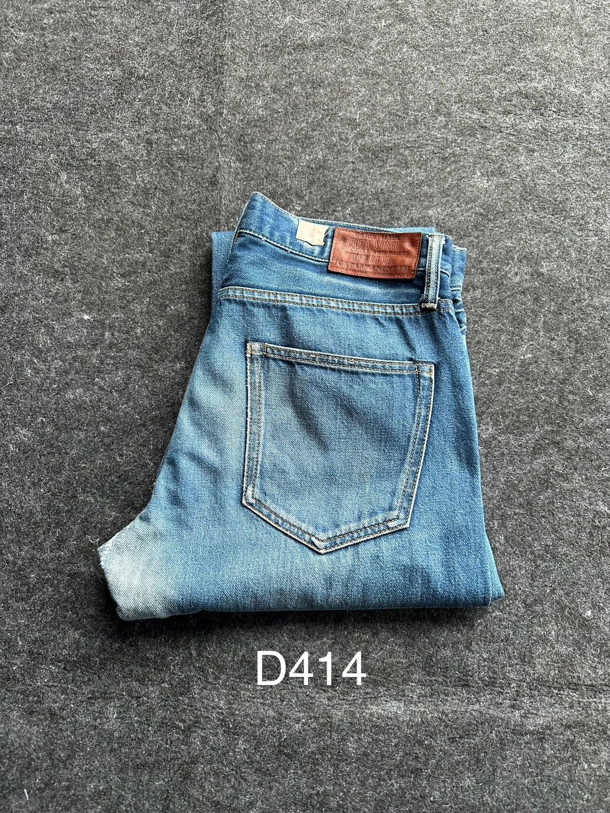 Journal Standard × KOJIMA GENES Vintage Relume Journal Standard Redline Faded Denim D414 Size US 33 - 19 Thumbnail