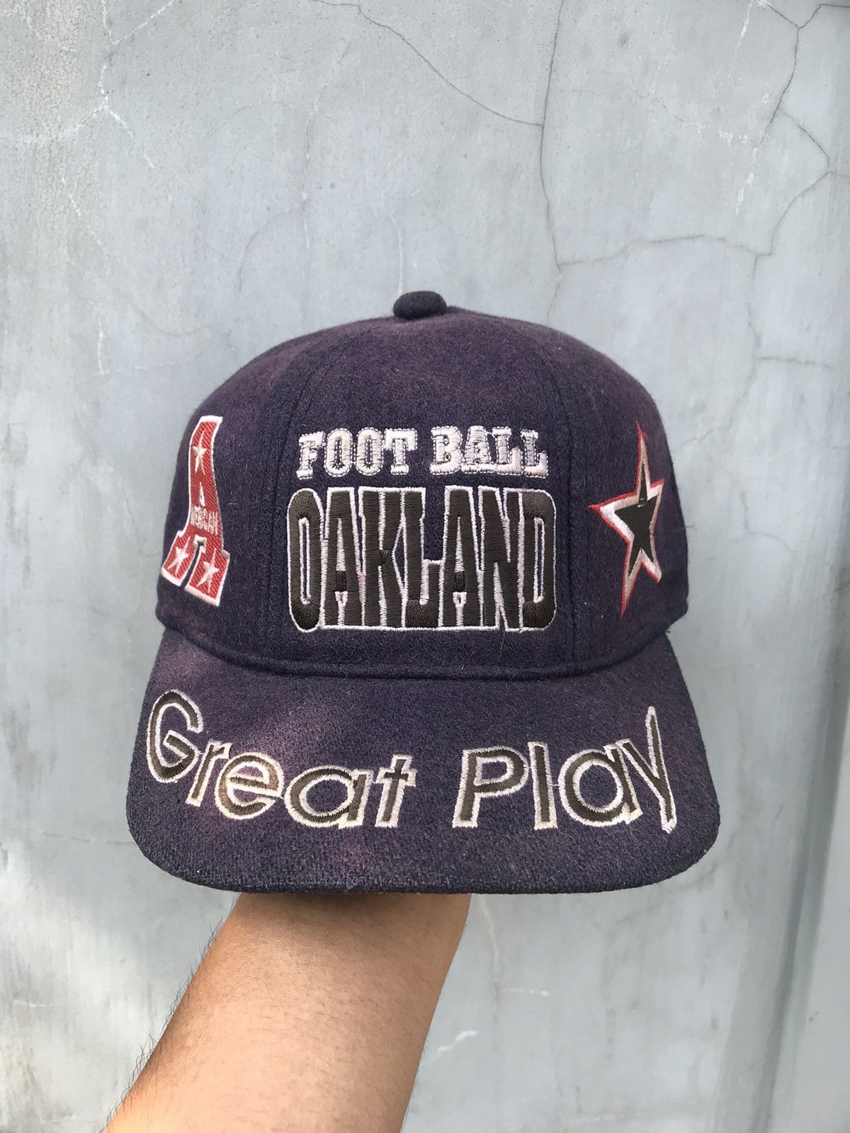 Sports Specialties Vintage Oakland American Football Superbowl Blockhead Hat Size ONE SIZE - 1 Thumbnail
