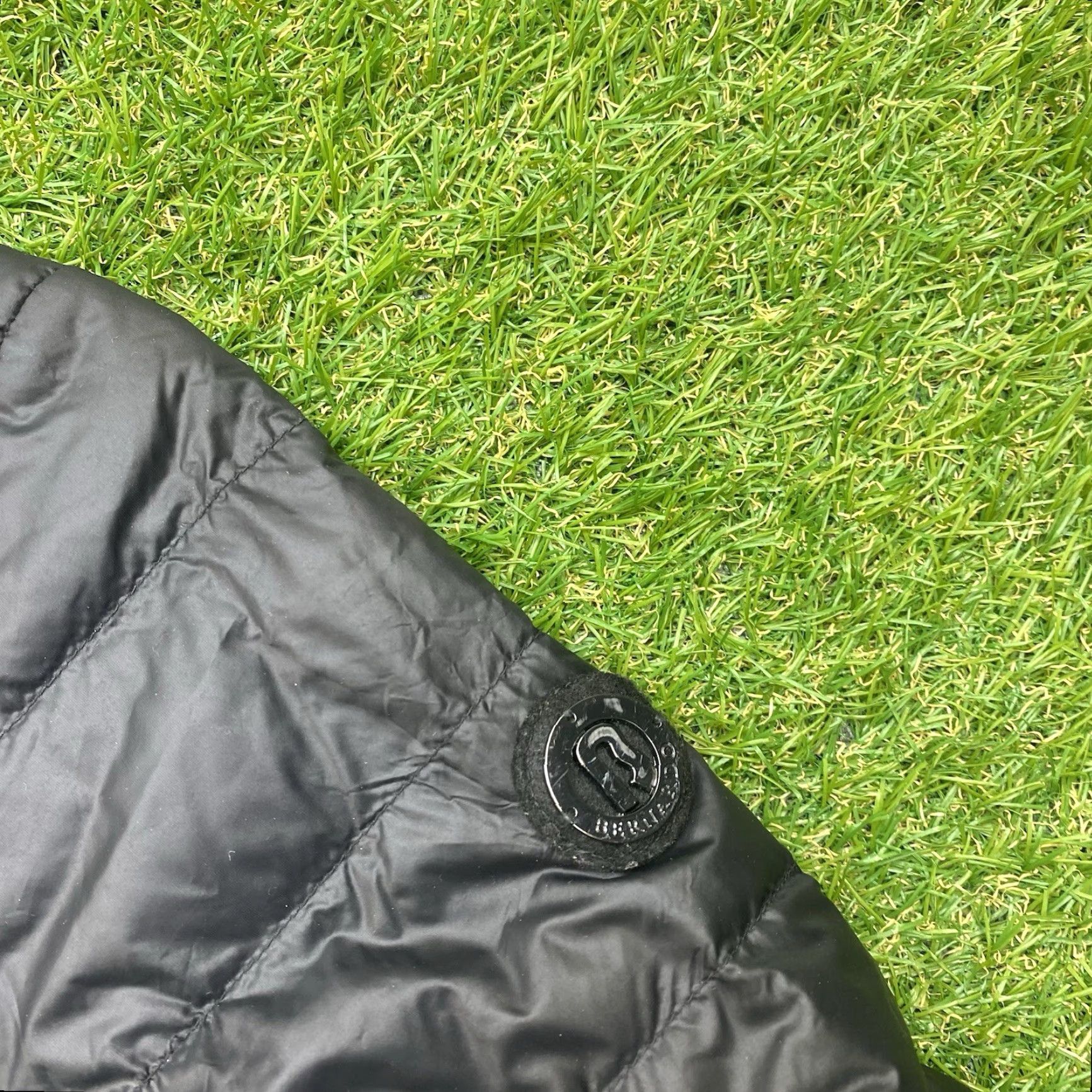 Vintage Bernardo Puffer Jacket Womens Small Down Fill Black Primaloft Full Zip Up Hiking Jacket Coat Zip Removable Hood Mid-Length Long Sleeve Nylon Lining Size S / US 4 / IT 40 - 5 Thumbnail