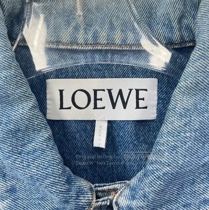 Loewe Loewe Blue Washed Denim Jacket Size US S / EU 44-46 / 1 - 4 Thumbnail