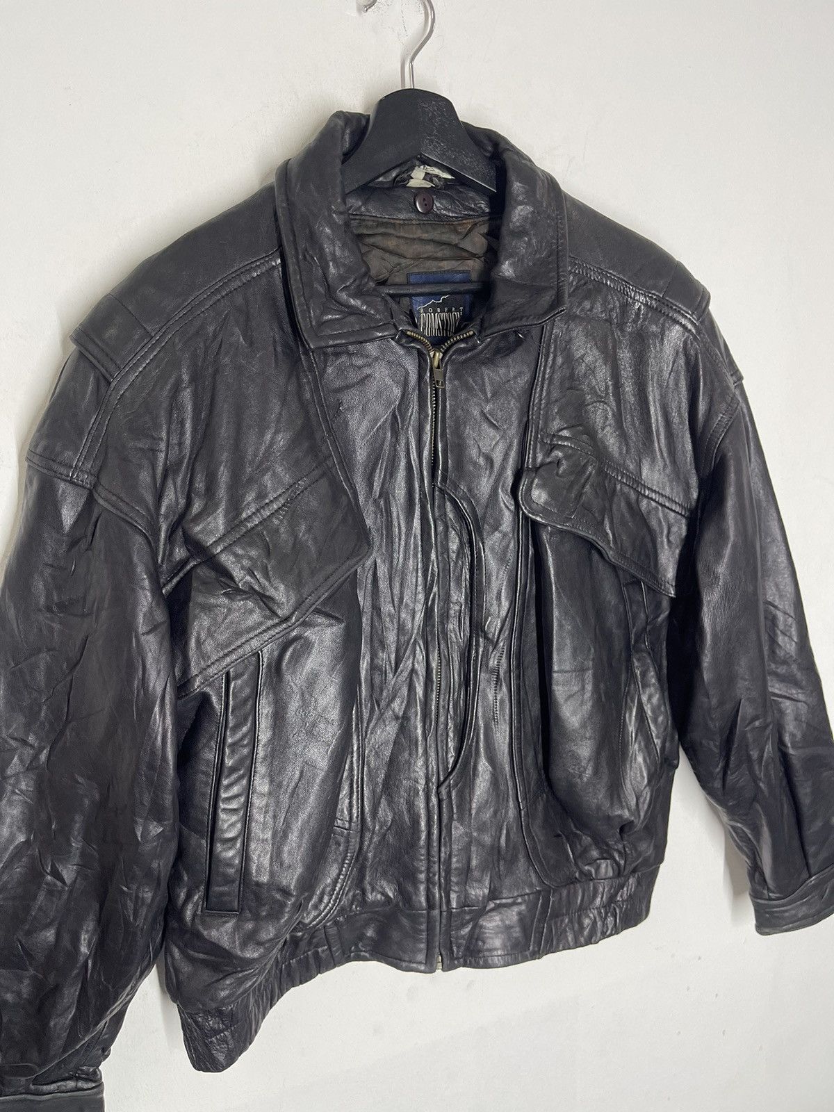 Robert Comstock × Vintage Vintage Robert Comstock Leather Jacket Size US L / EU 52-54 / 3 - 2 Thumbnail