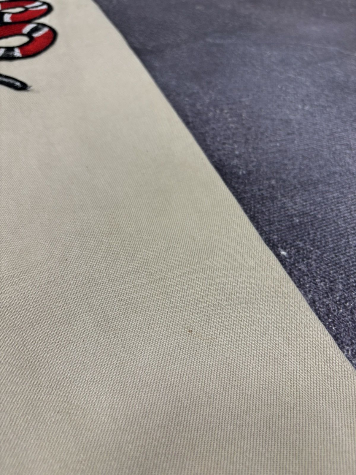 Levi's Vintage 90s Levi’s 501 Cream Custom Snake Hype Denim Jeans Size US 36 / EU 52 - 5 Thumbnail