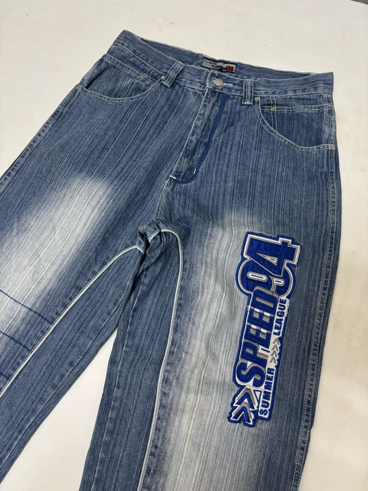 Ecko Unltd. × JNCO × Southpole Vintage baggy pj mark speed 94 Size US 34 / EU 50 - 2 Thumbnail