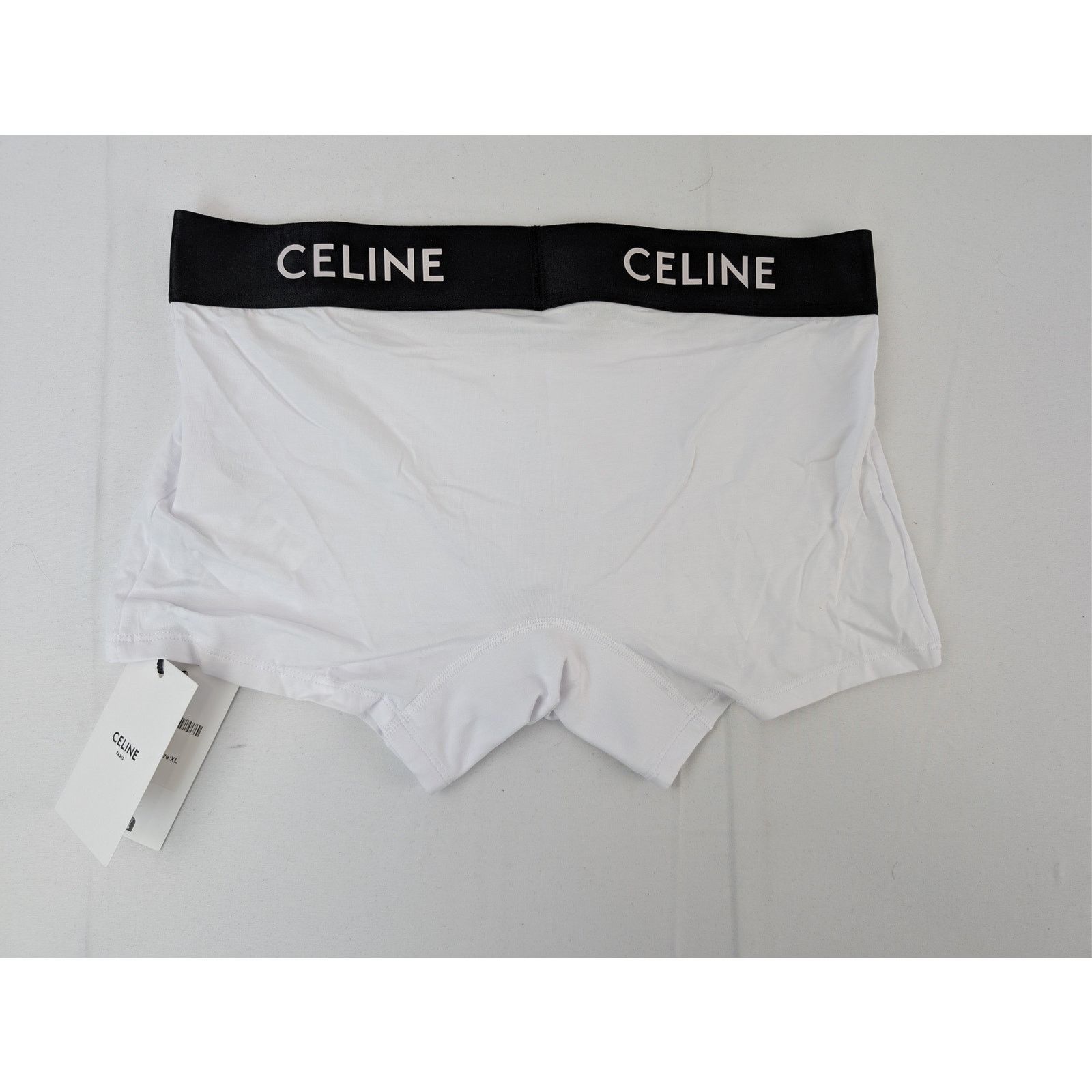 Celine o1rshd1 Q:2 / Size: XXL / Boxer Shorts Celine Logo in White Size US 38 / EU 54 - 6 Thumbnail