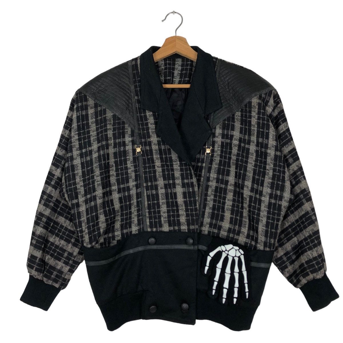 Japanese Brand 🔥90’s VINTAGE CROPPED BOMBER JACKET JAPAN ISSEY MIYAKE Size US M / EU 48-50 / 2 - 2 Thumbnail