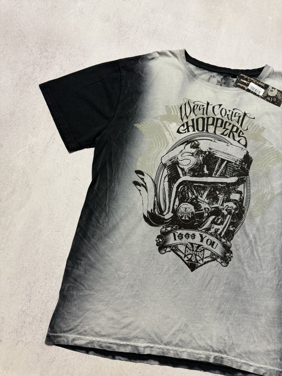 West Coast Choppers Vintage West Coast Choppers T Shirt Tee FUCK Baggy Y2K 90s Size US XXL / EU 58 / 5 - 4 Thumbnail