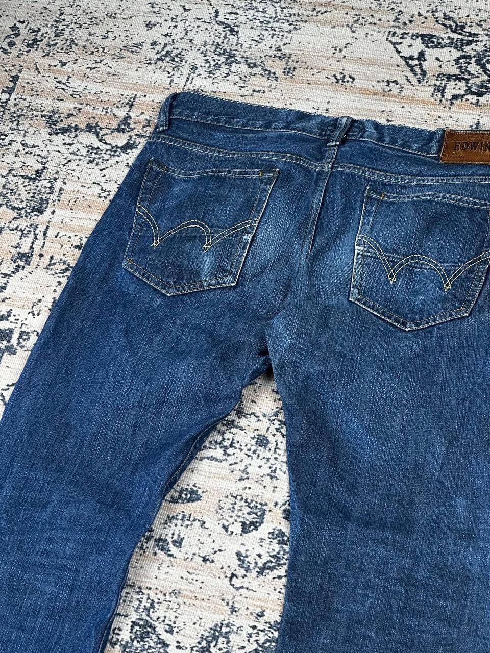 Edwin VINTAGE EDWIN Raw Denim Blue Made In Japan Jeans Size US 32 / EU 48 - 15 Thumbnail