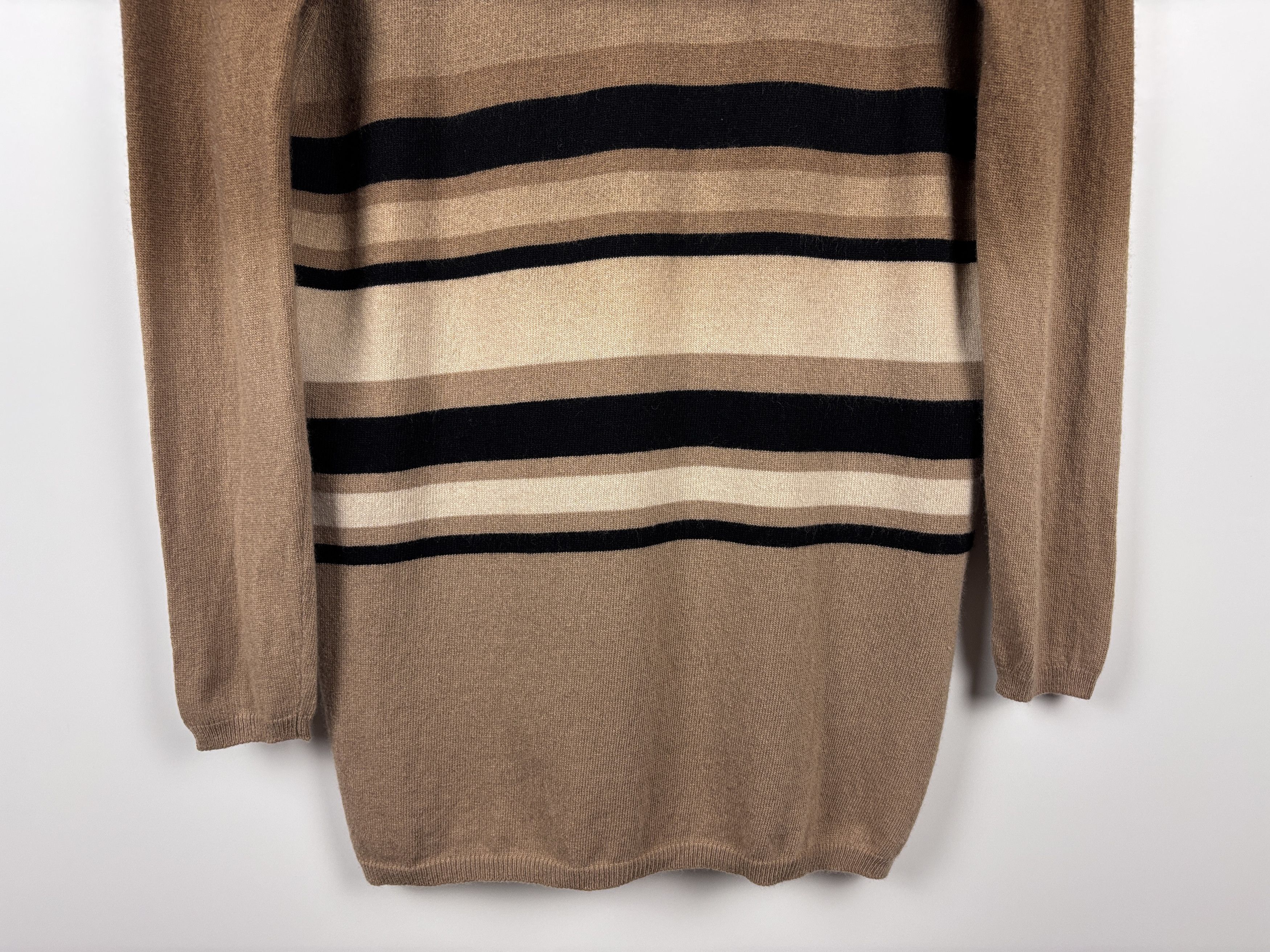Max Mara × Weekend Max Mara Max Mara Studio Wool Hooded Sweater Dress Camel ~L-XL Size L / US 10 / IT 46 - 7 Thumbnail