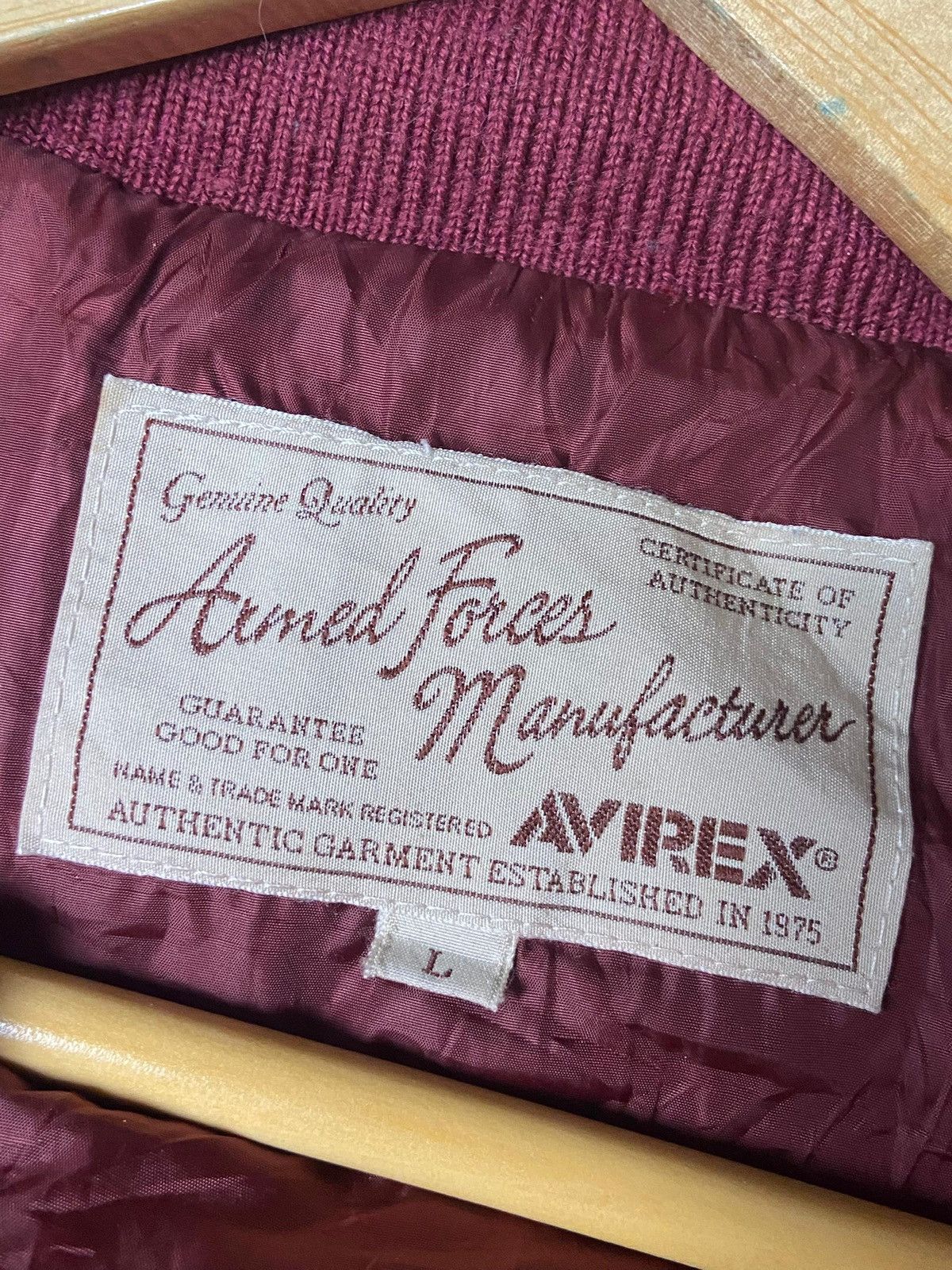 Avirex Avirex Armed Forces Manufactures Down Jacket (151) Size US L / EU 52-54 / 3 - 11 Thumbnail