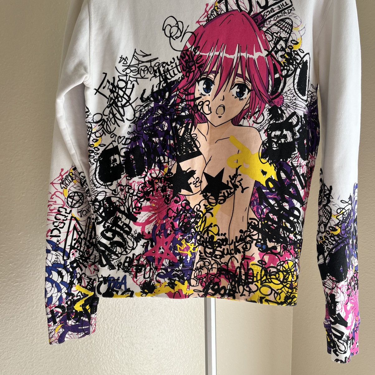 Dsquared2 Dsquared2 Japanese Manga Graffiti Print Sweatshirt Size M Size US M / EU 48-50 / 2 - 3 Thumbnail