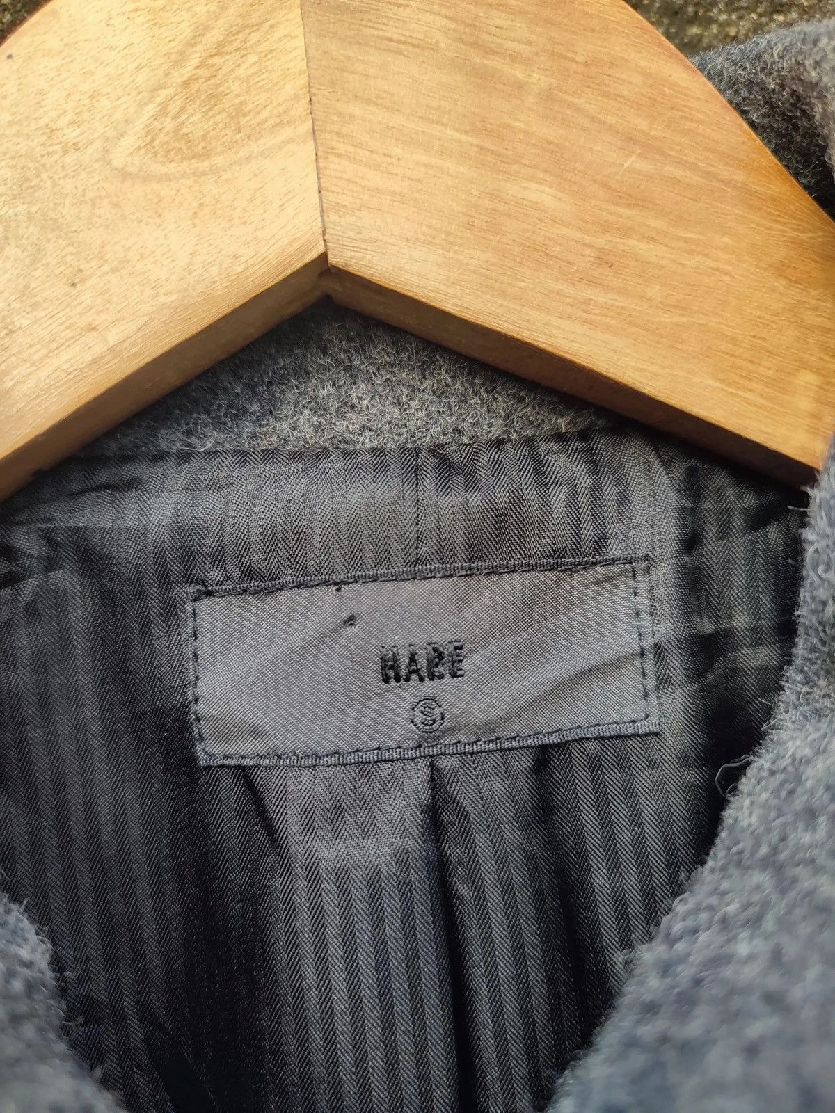 HARE × Japanese Brand HARE Wool-Blend Double Breasted Jacket – Grey (S) Size S / US 4 / IT 40 - 7 Thumbnail