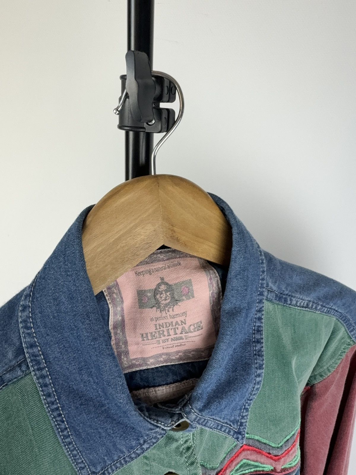 Cowboy Equipment Vintage 90s Western Cowboy Retro Native Cotton Shirt Size US L / EU 52-54 / 3 - 8 Thumbnail