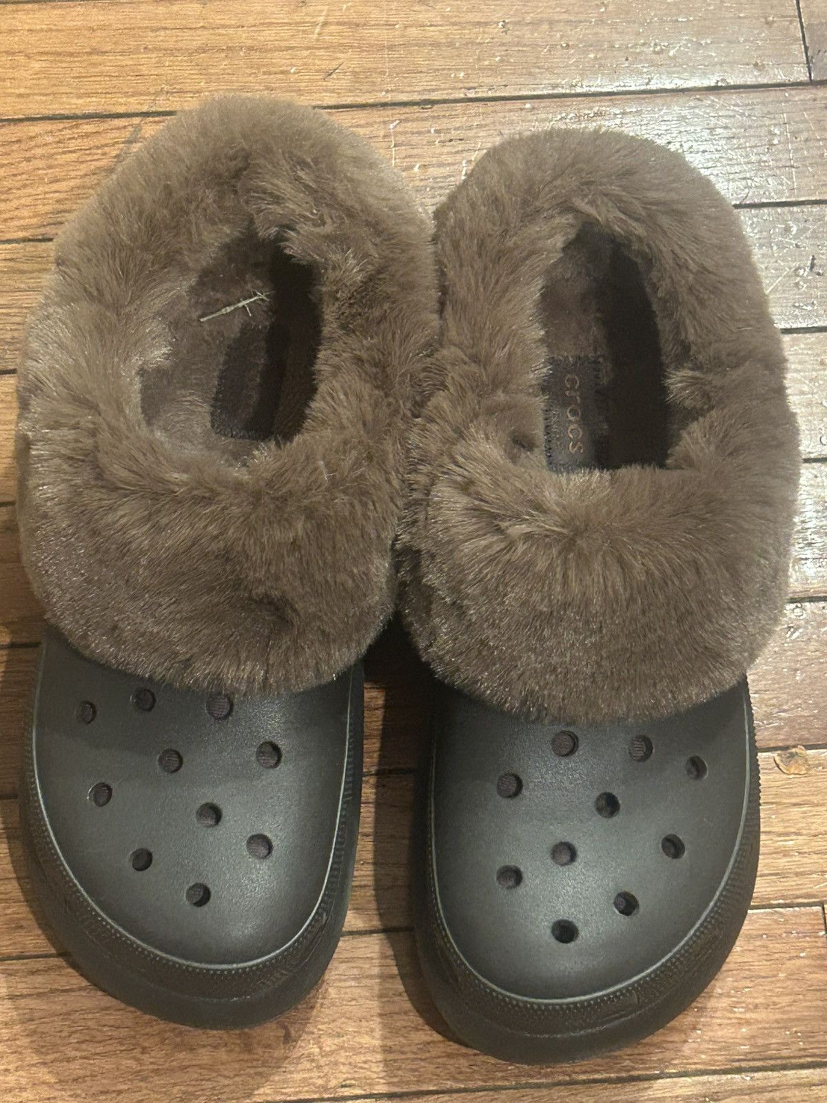 Crocs Crocs Furever Crush Brown Size US 11 / IT 41 - 3 Thumbnail