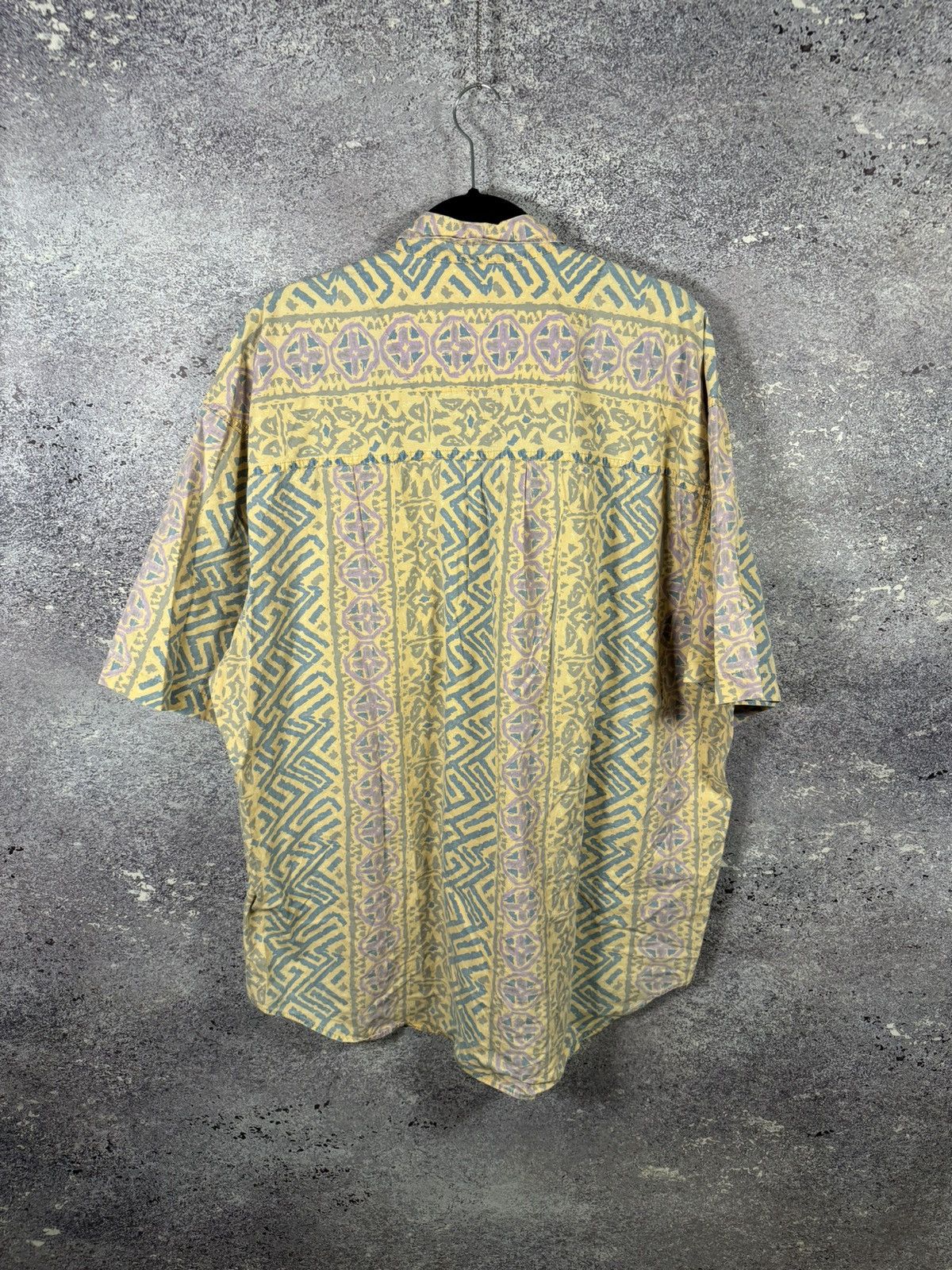 Quiksilver × Vintage 90’s Vintage Quiksilver AOP Aztec Surf USA Corduroy Shirt Size US XXL / EU 58 / 5 - 12 Thumbnail