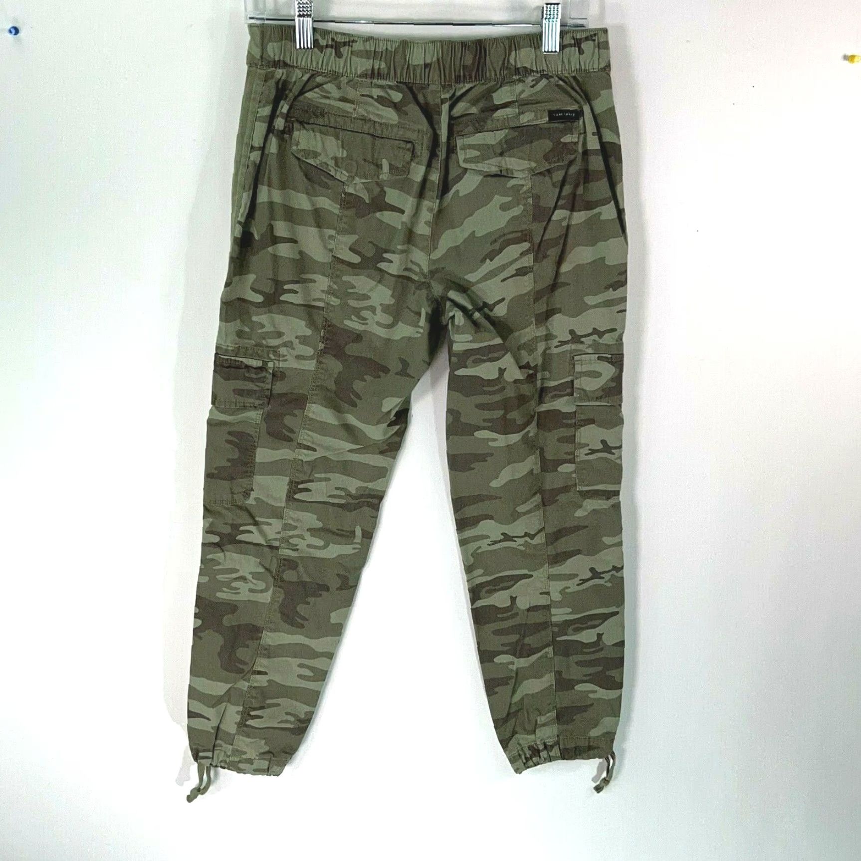 Sanctuary Sanctuary Pants Cargo Camouflage Green Mid Rise 25in Inseam M Men’s Slim Fit 98% Cotton 2% Spandex Flightsock Pocket Gym Casual Workwear Size 32" / US 10 / IT 46 - 2 Thumbnail