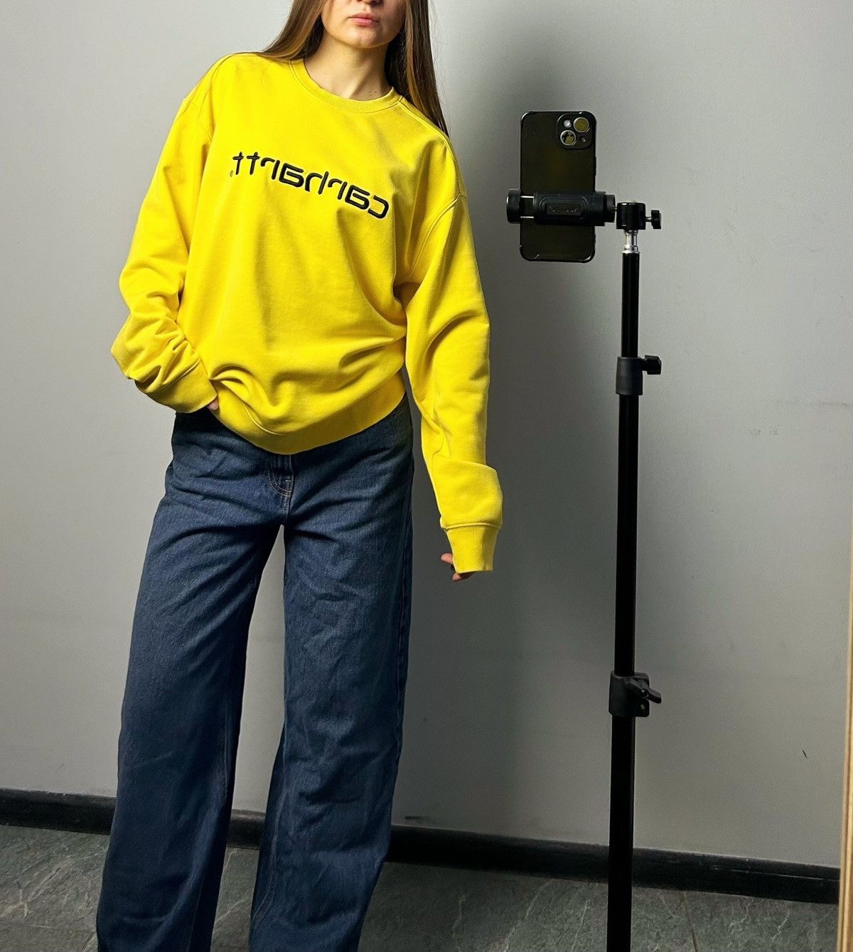 Carhartt Sweatshirt carhartt wip big logo vintage man’s x-small Size US XS / EU 42 / 0 - 4 Thumbnail