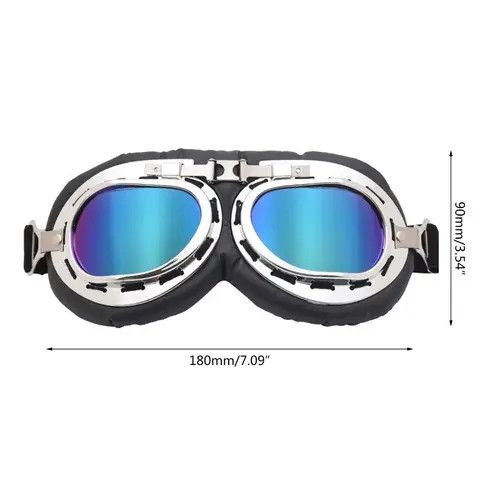 Electric Visual Yuriko x Kon Windproof Retro Motorcycle Goggles Glasses Size ONE SIZE - 3 Thumbnail