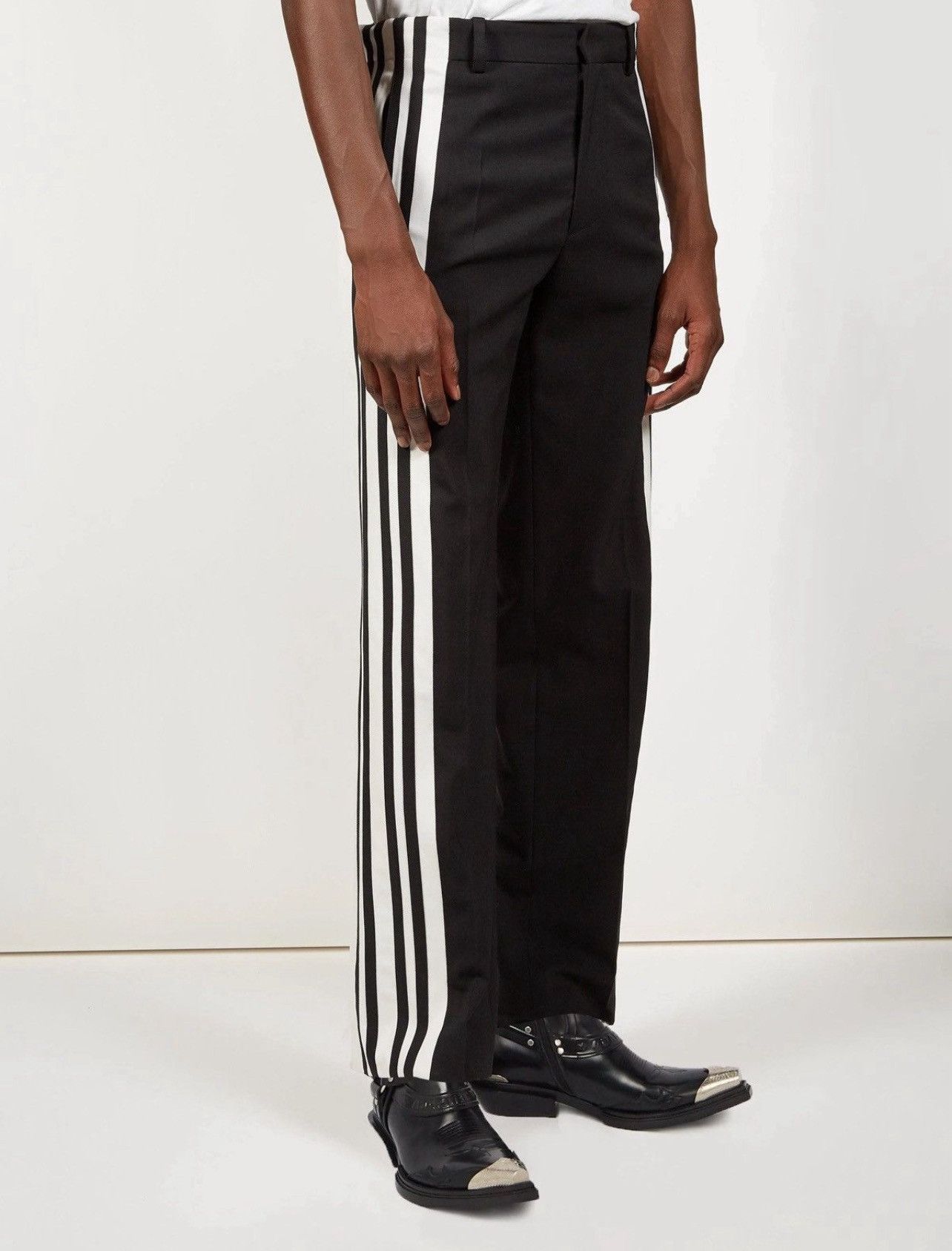 Balenciaga Balenciaga Side Striped Stretchy Trouser Pants size 46 S Size US 30 / EU 46 - 2 Thumbnail