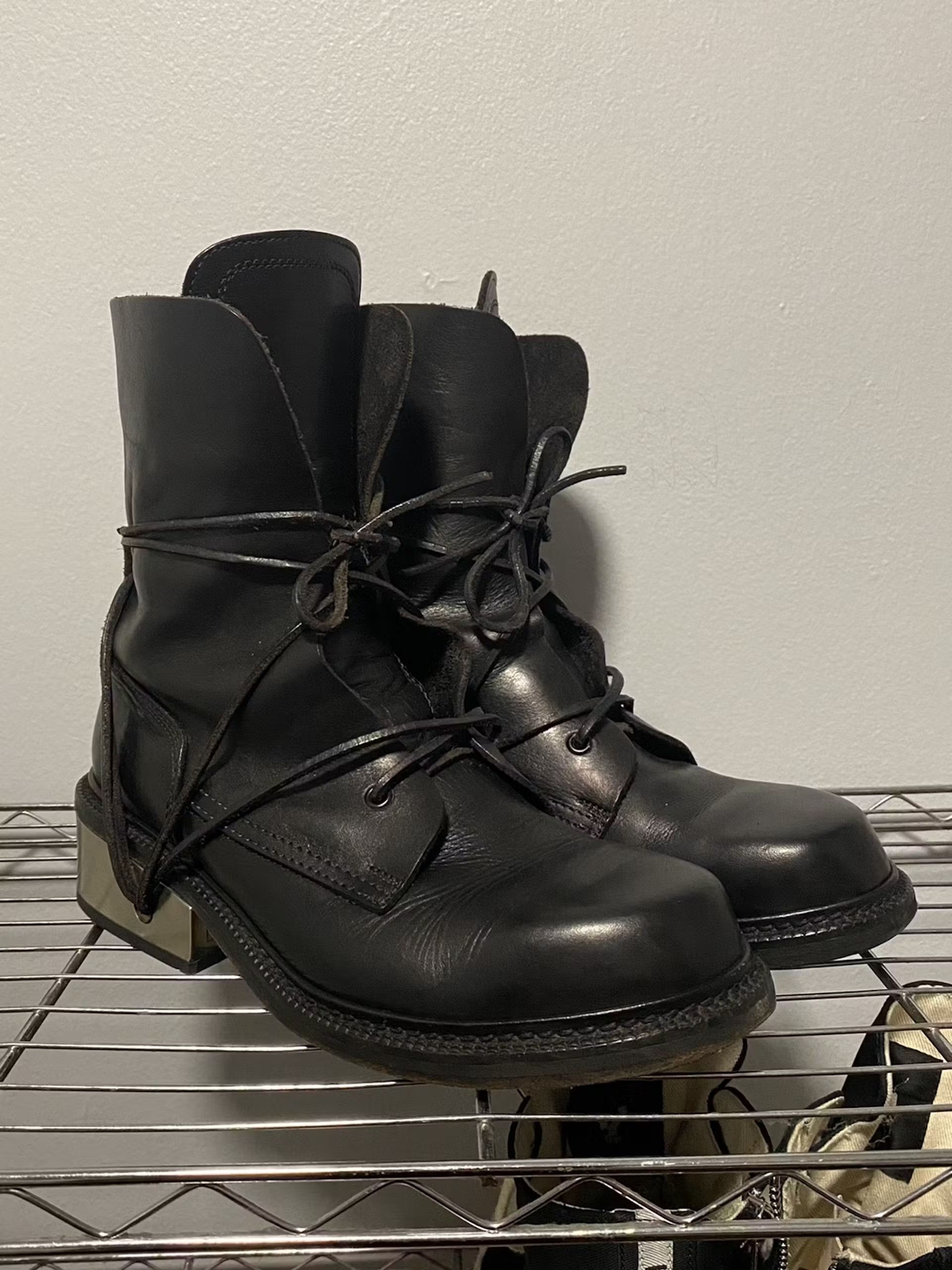 靴 AW96 Dirk Bikkembergs Quadstrap Boots AW1995 Dirk Bikkembergs Quad Strap Boots