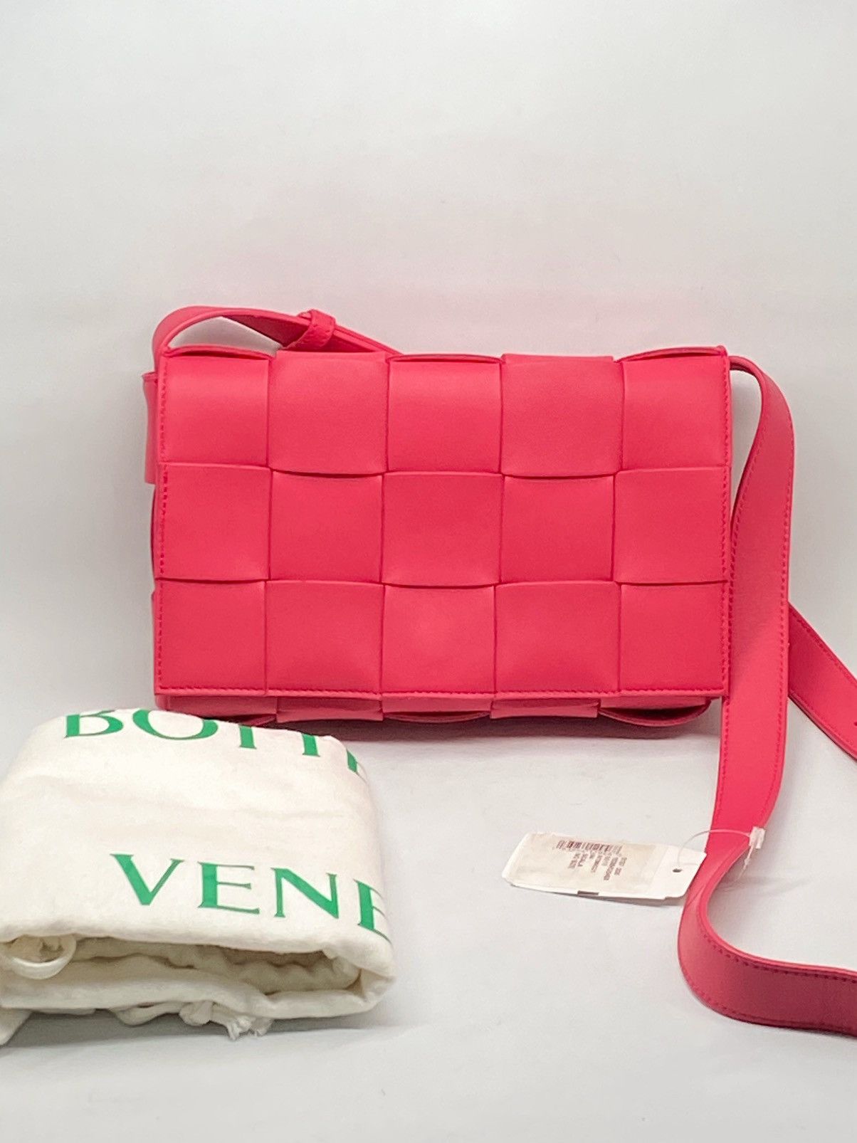 Bottega Veneta The Cassette Intreccio Leather Crossbody Bag