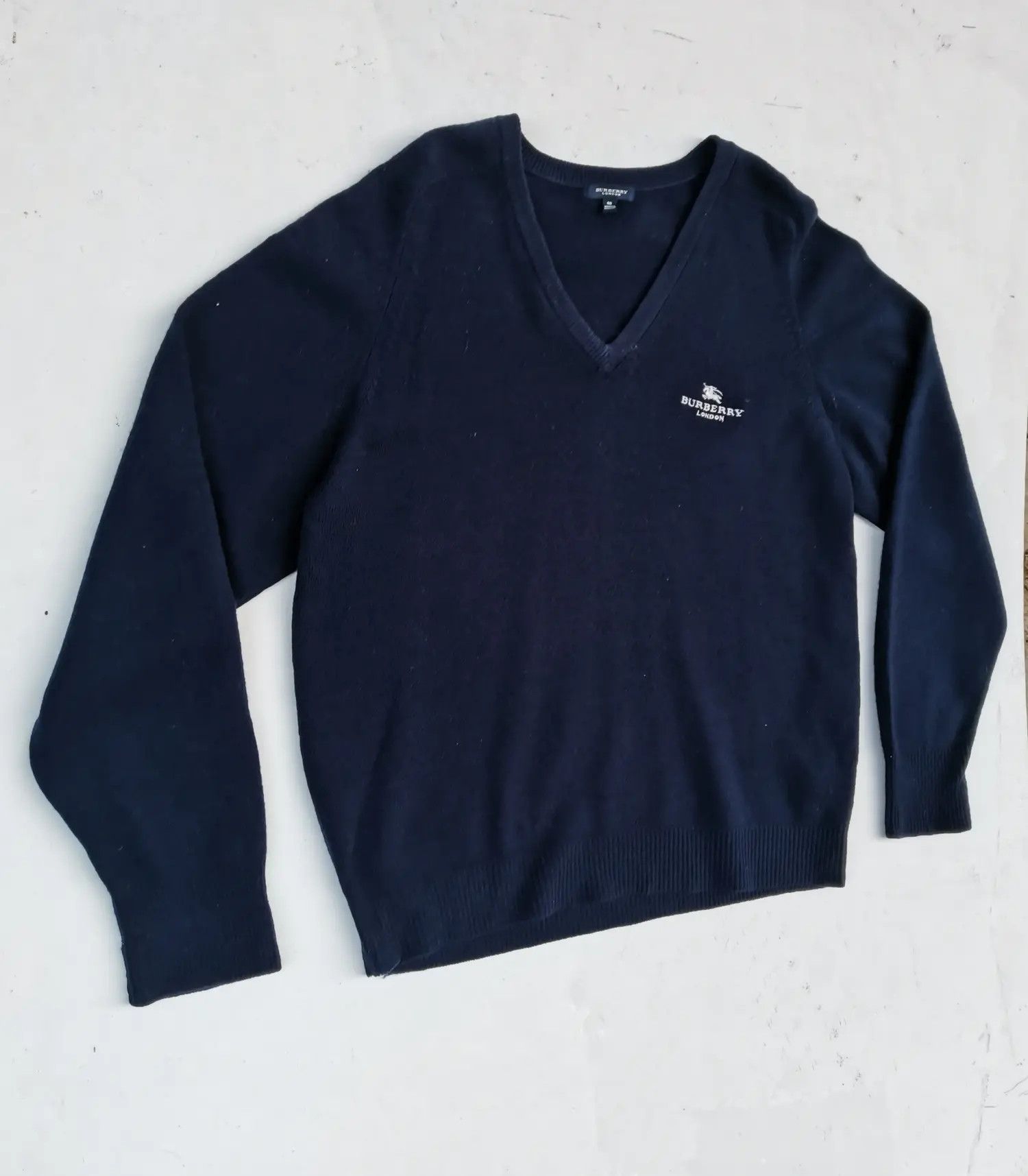 Burberry Rare!!! Burberry London Small Logo Embroidered Knitwear Size US M / EU 48-50 / 2 - 8 Thumbnail