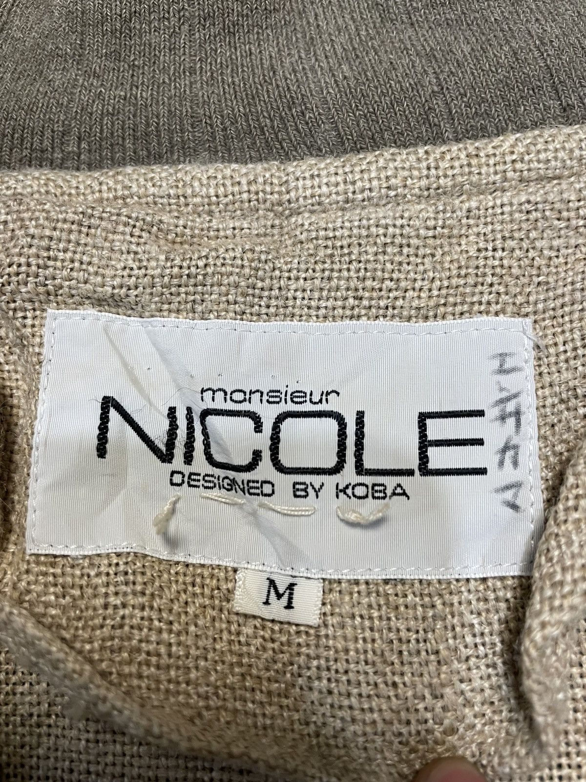 Japanese Brand Monsieur Nicole by YUKIO KOBAYASHI Jacket Size US M / EU 48-50 / 2 - 6 Thumbnail